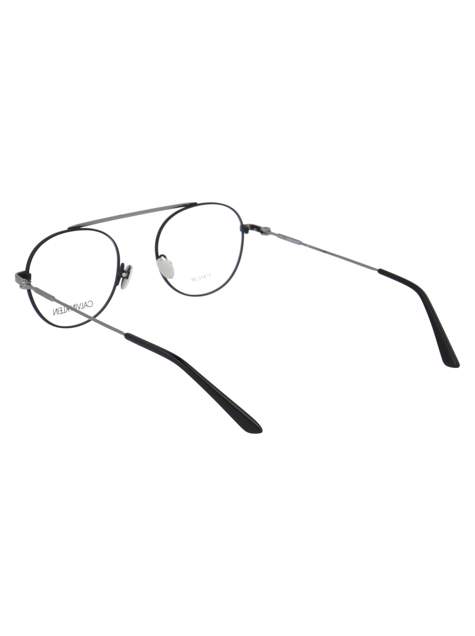 CALVIN KLEIN Matte Metal Optical Glasses - Unisex Fashion Accessory