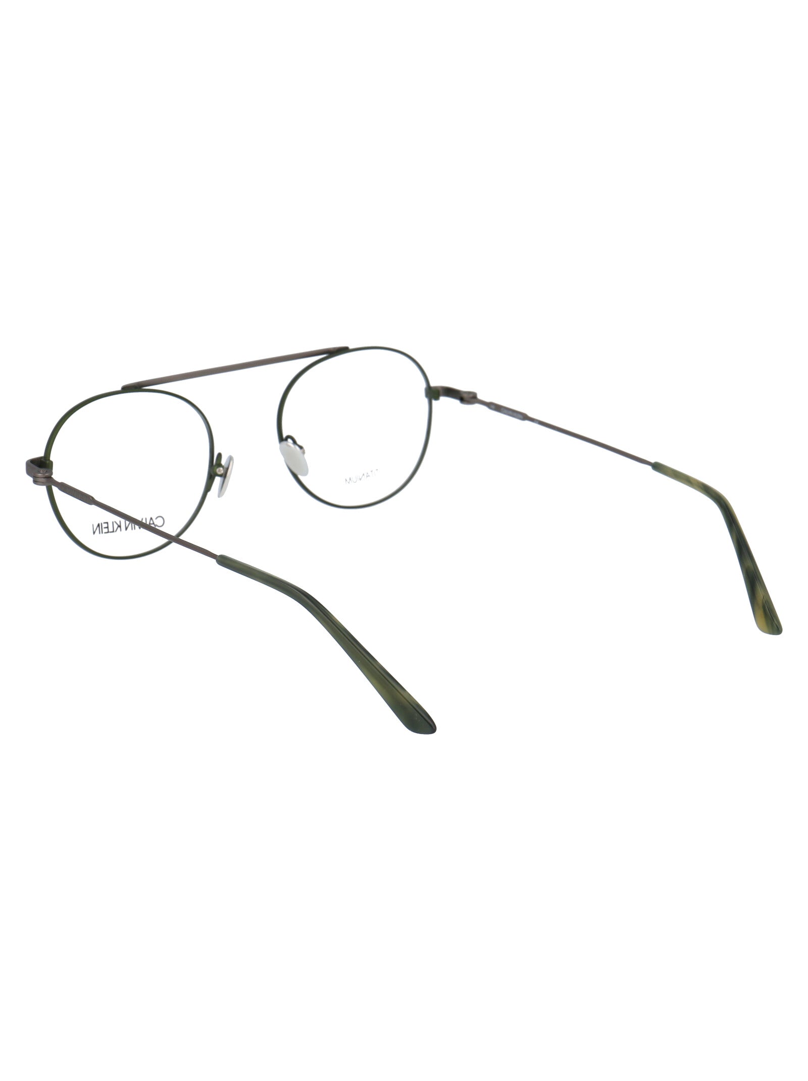 CALVIN KLEIN Matte Hunter Metal Optical Glasses