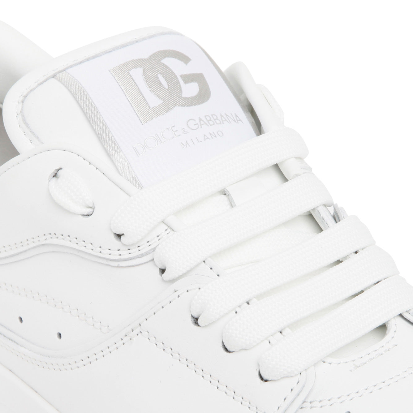 DOLCE & GABBANA Leather Sneakers for Women - FW24 Collection