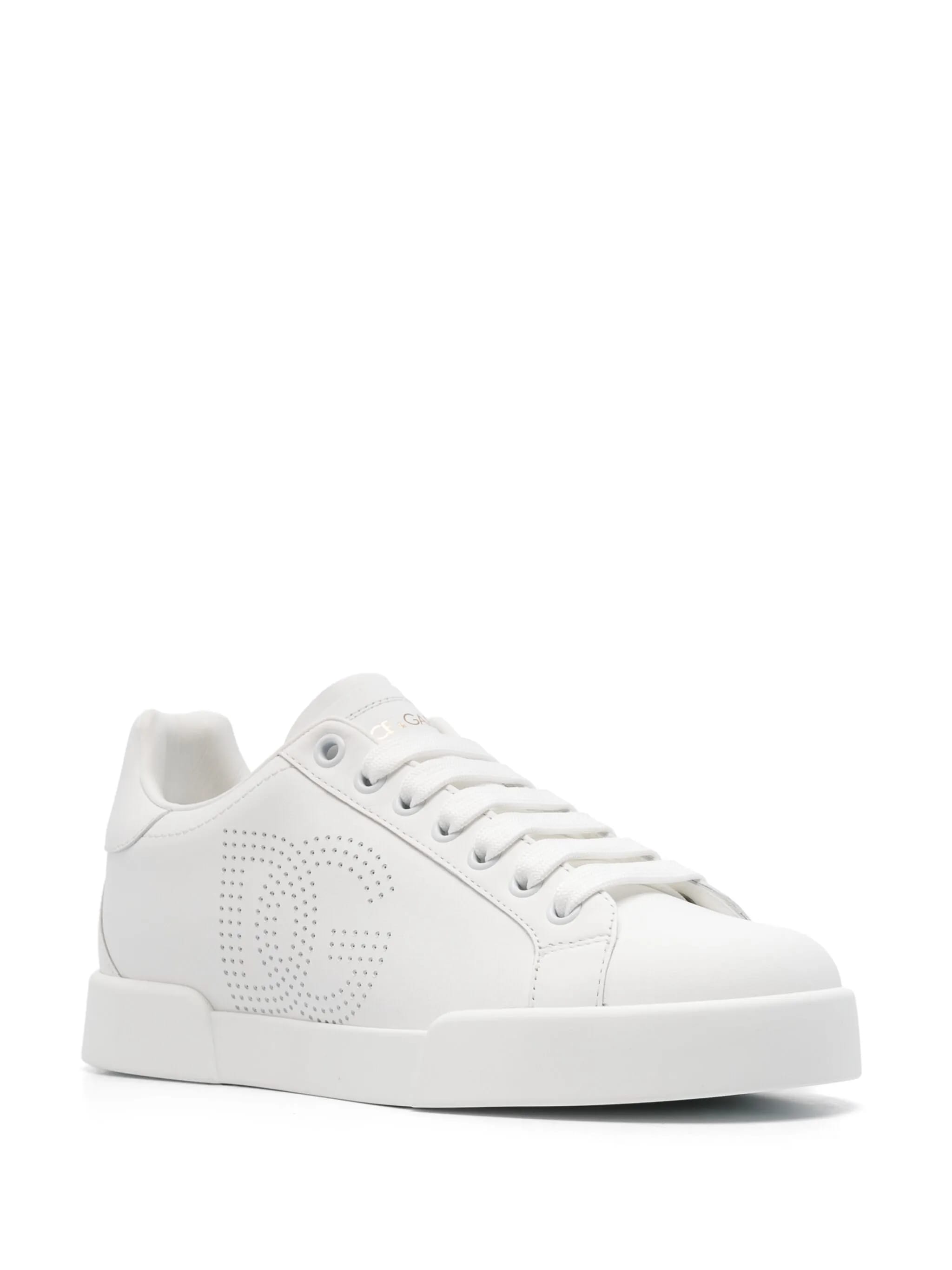 DOLCE & GABBANA Portofino Leather Sneaker for Women