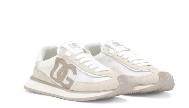 DOLCE & GABBANA Chic Leather Sneakers for Women