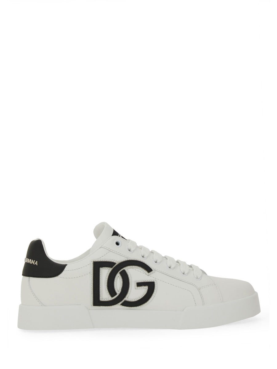 DOLCE & GABBANA Logo Patch Sneaker - Women’s SS25 Collection