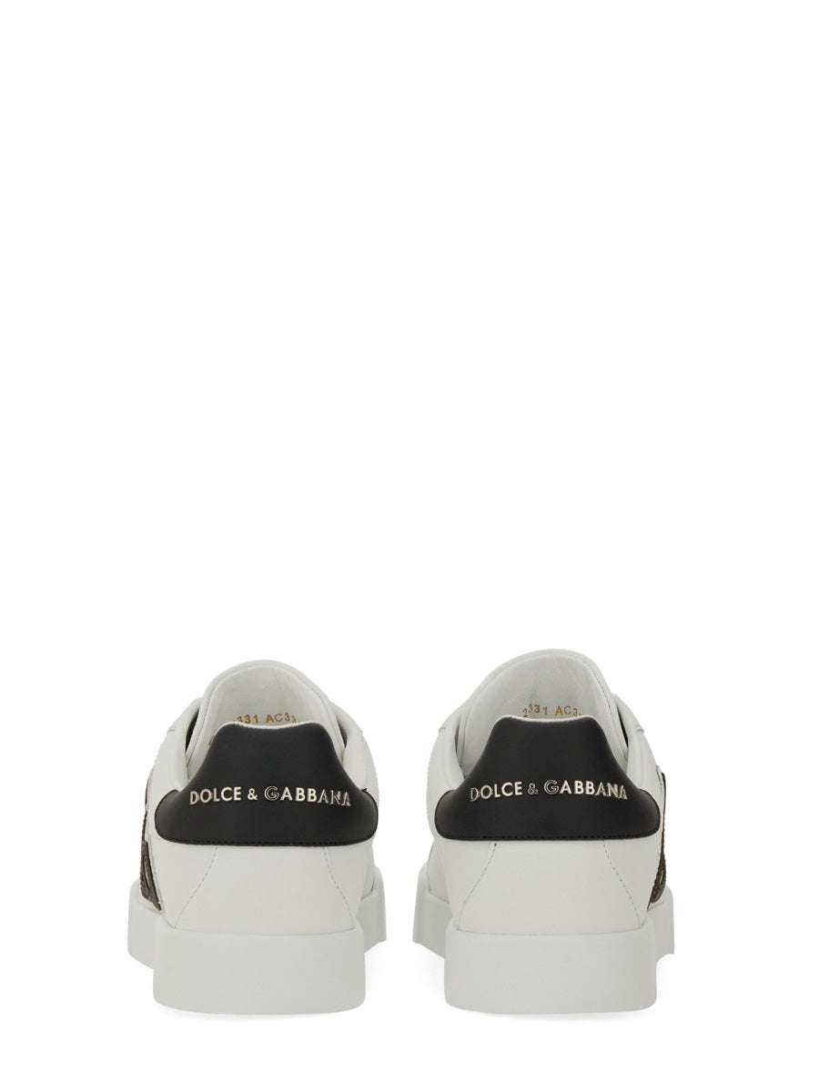 DOLCE & GABBANA Logo Patch Sneaker - Women’s SS25 Collection