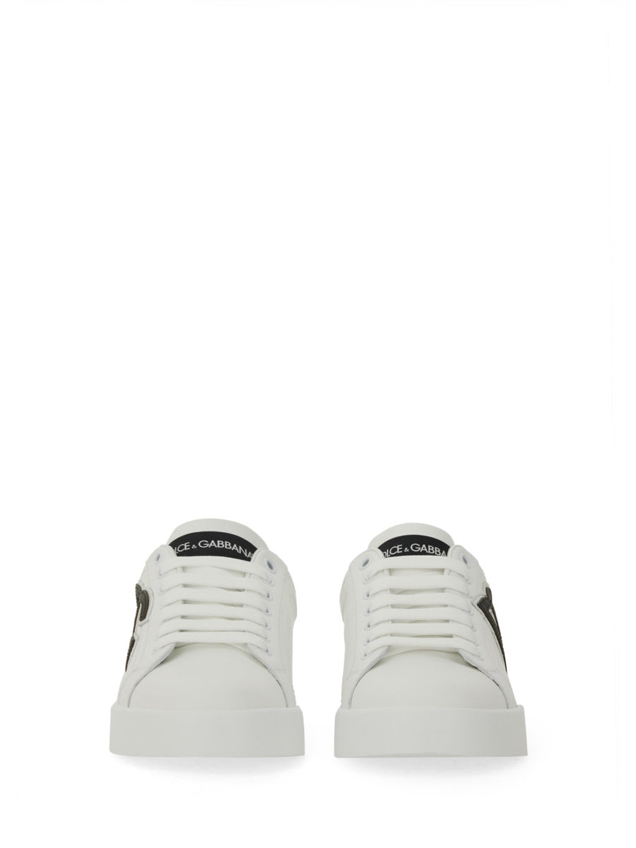 DOLCE & GABBANA Logo Patch Sneaker - Women’s SS25 Collection