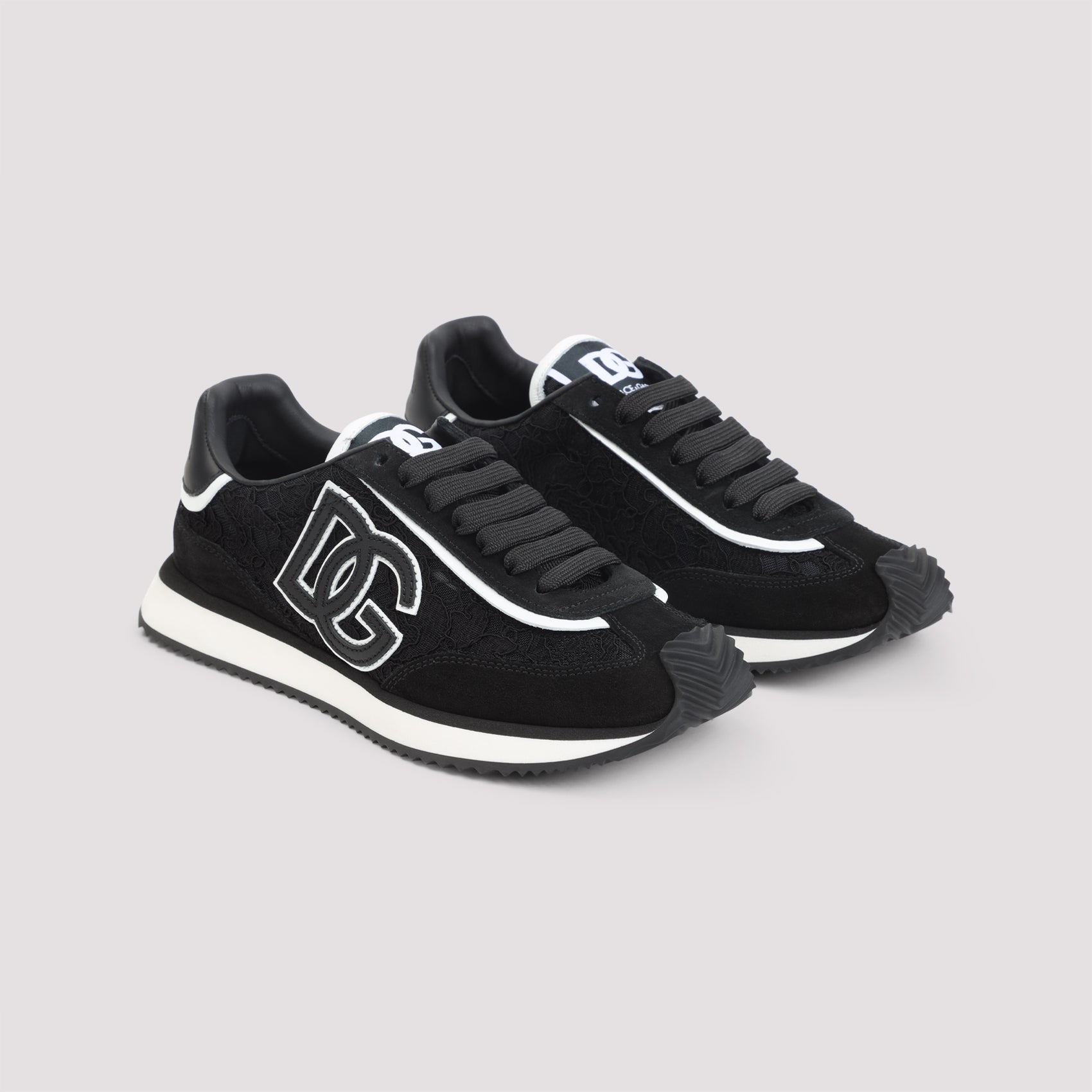 DOLCE & GABBANA Leather Flat Shoes for Women