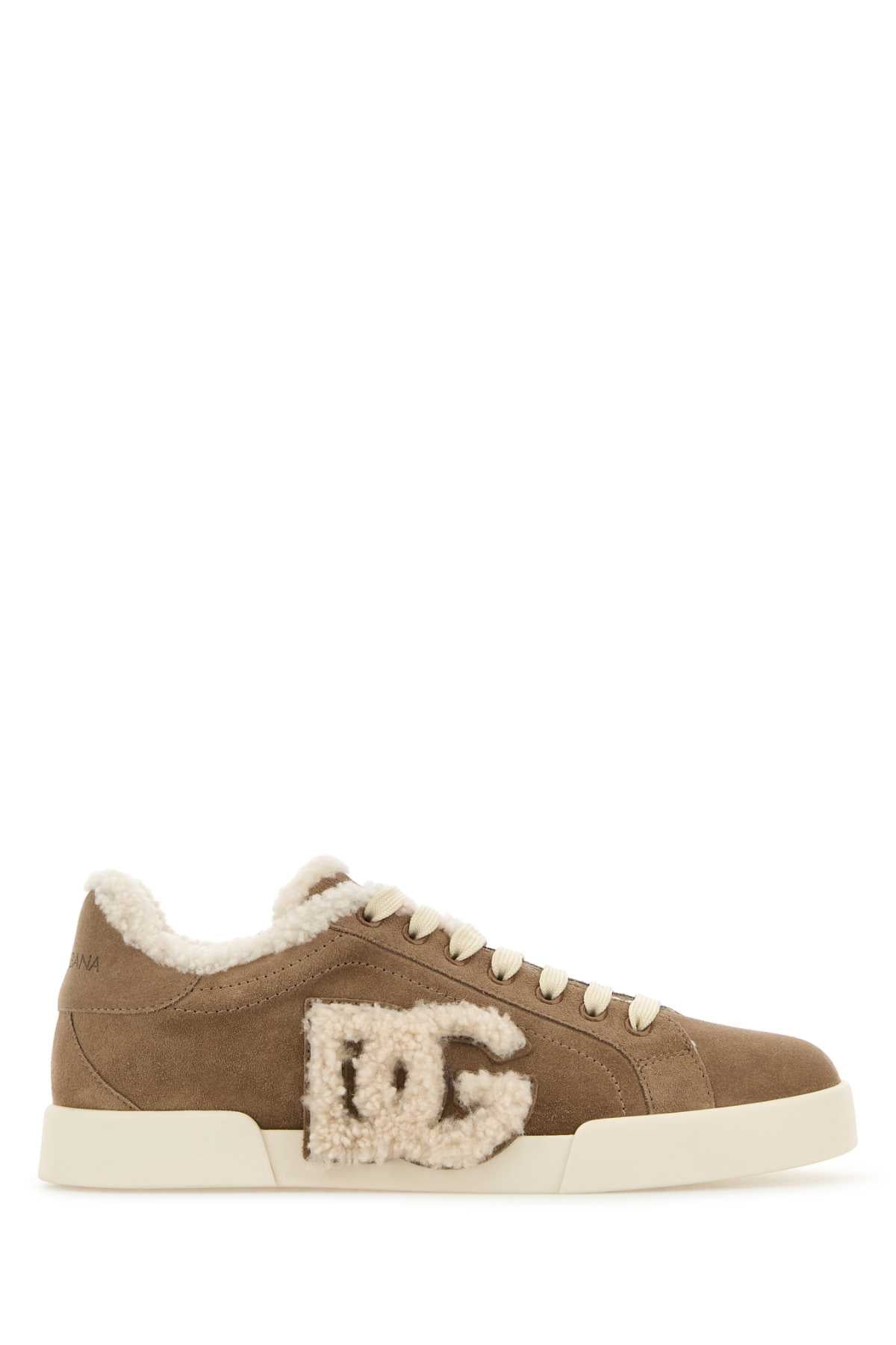 DOLCE & GABBANA Suede Sneaker for Women - FW25 Collection