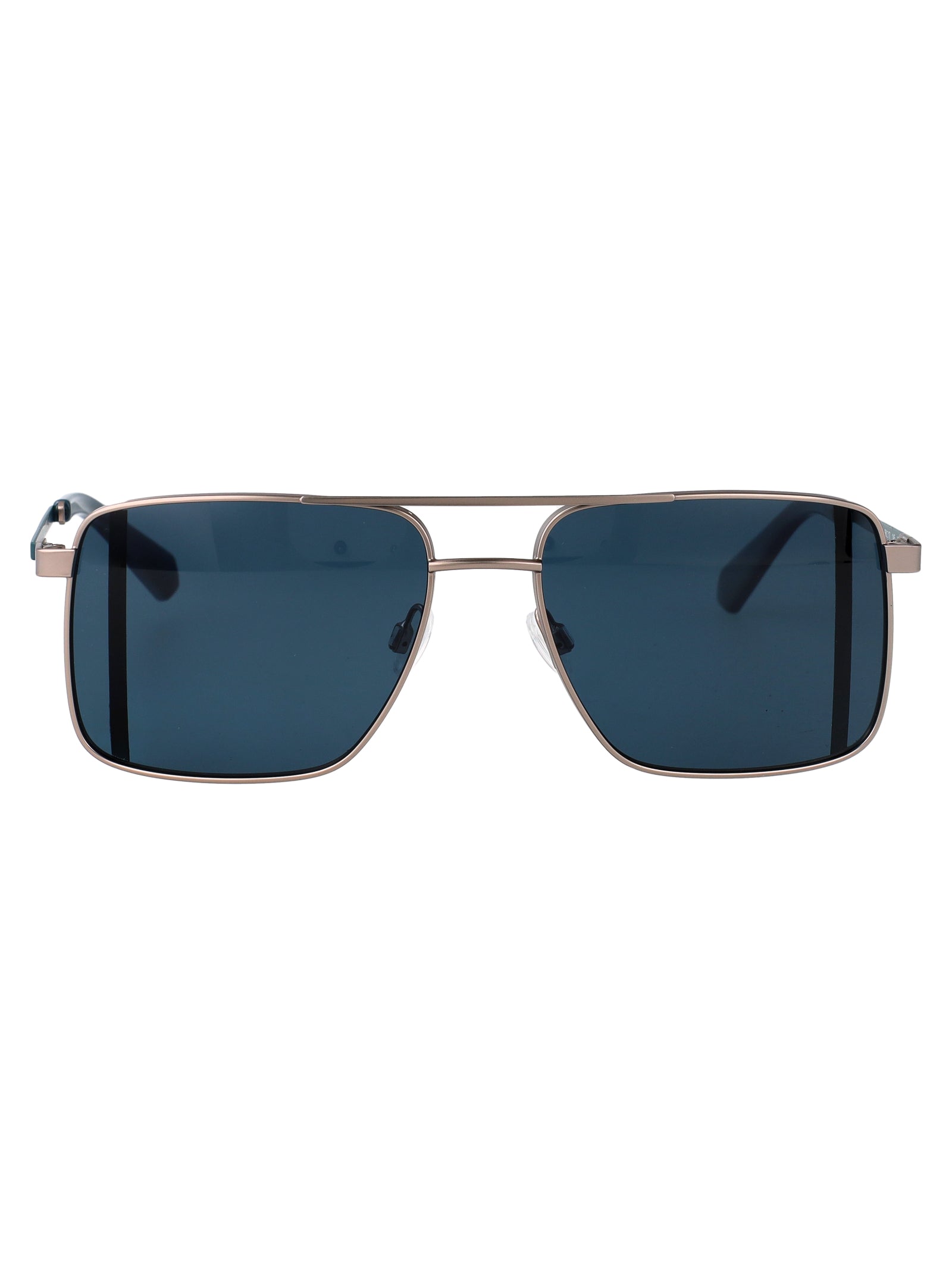 CALVIN KLEIN JEANS Matte Light Metal Sunglasses for Men