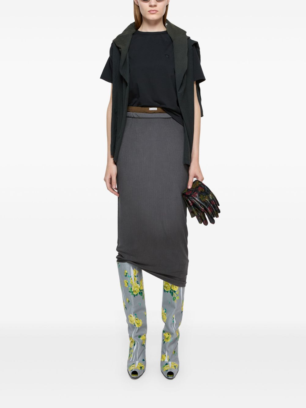 ACNE STUDIOS Crew Neck Short Sleeve T-Shirt in Standard Sizing