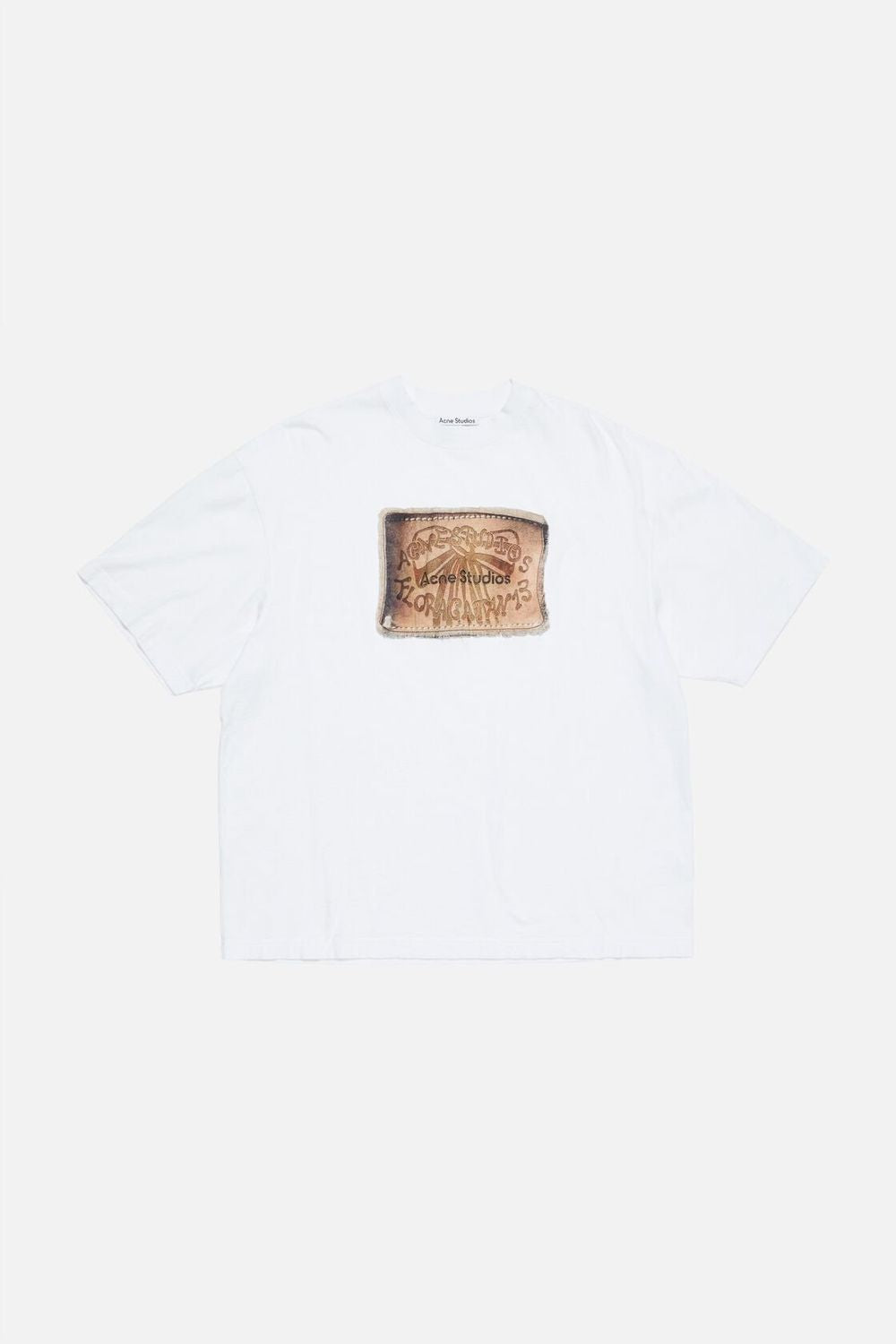 ACNE STUDIOS U Bow Label Logo T-Shirt