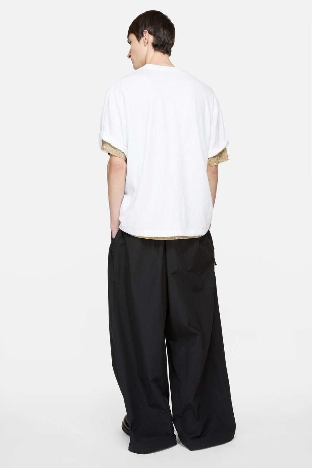 ACNE STUDIOS U Bow Label Logo T-Shirt