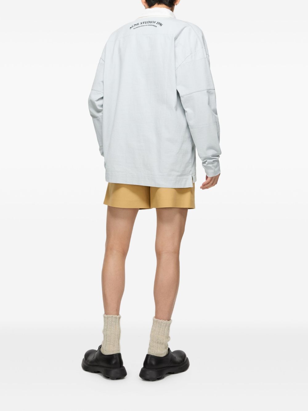 ACNE STUDIOS Graphic Print Long Sleeve T-Shirt for Men