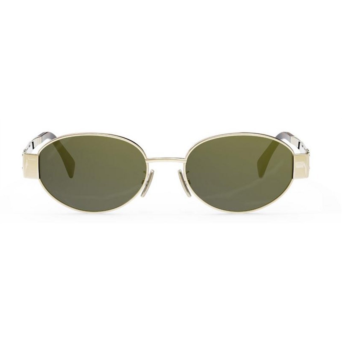 CELINE Elegant Women's Metal Sunglasses with Chic Frame Design