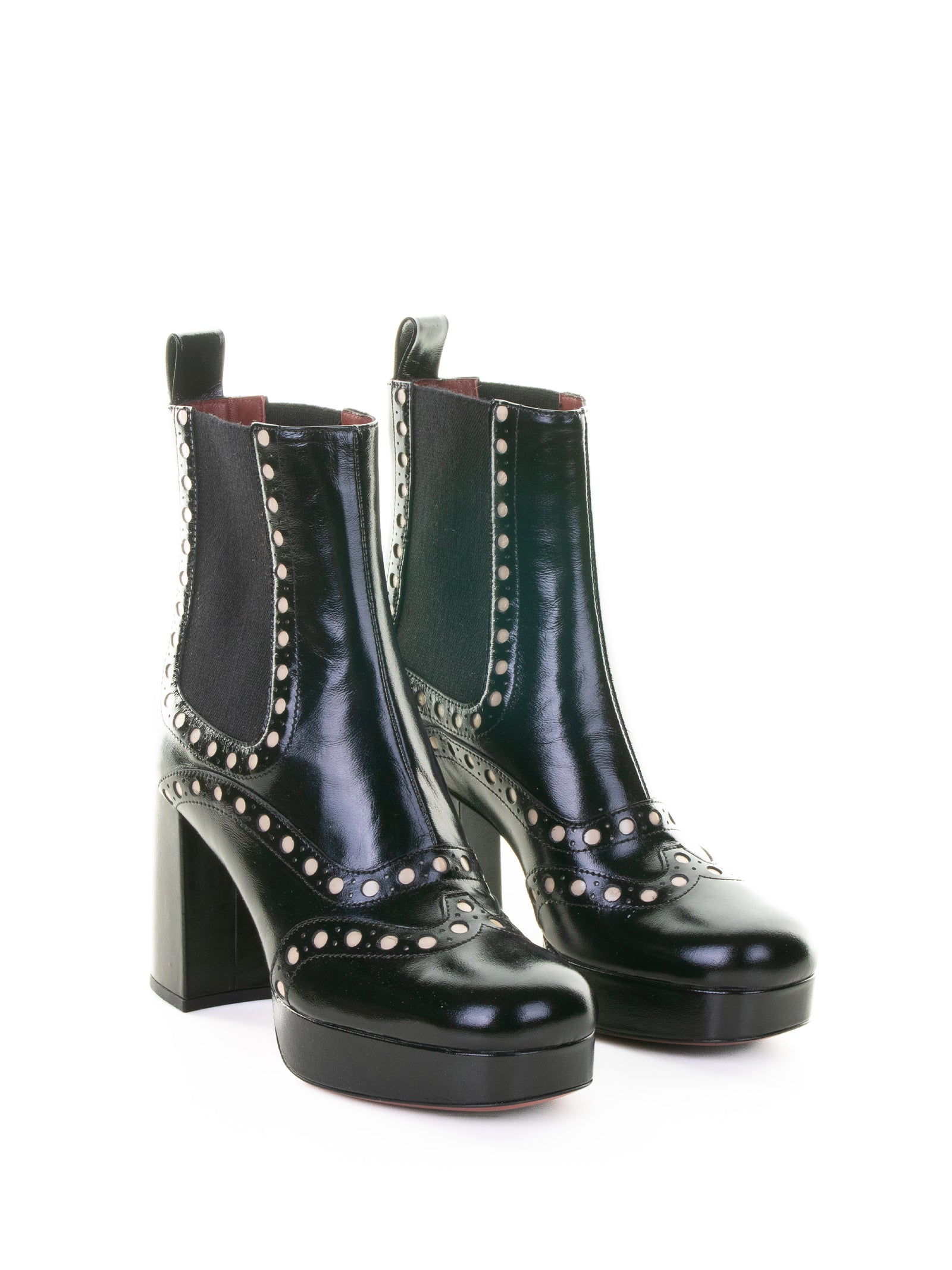 ROBERTO FESTA Elegant Leather Ankle Boot with Heel