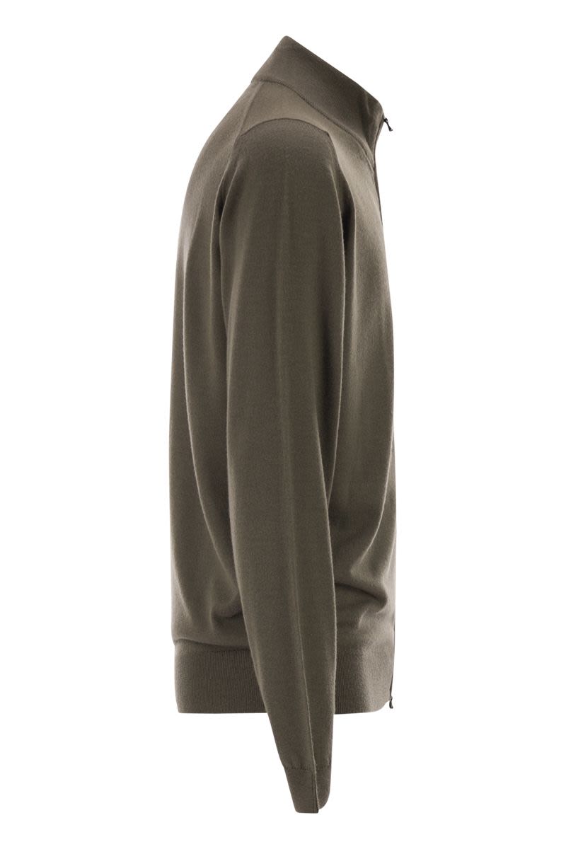 JOHN SMEDLEY Men's Extra Fine Merino Wool Cardigan - Regular Fit