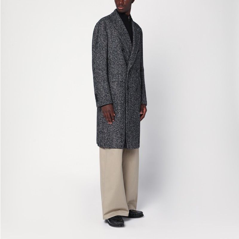 TAGLIATORE Double-Breasted Houndstooth Jacket for Men