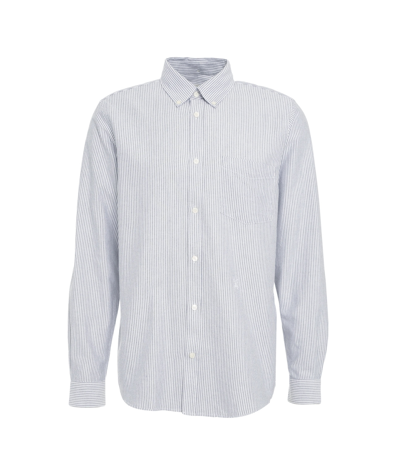 CLOSED Classic Striped Long Sleeve Button-Down Shirt