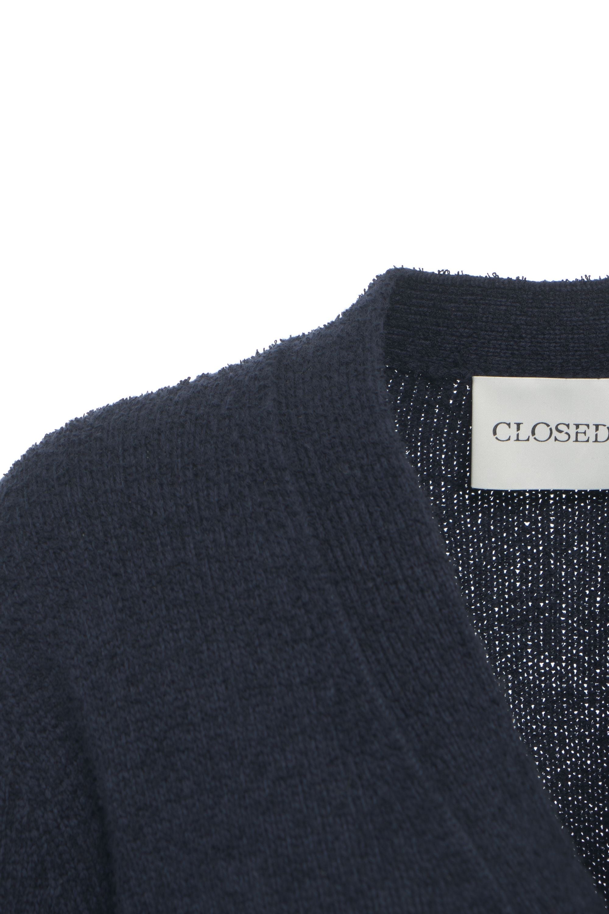 CLOSED Classic V-Neck Chunky Knit Cardigan for Men