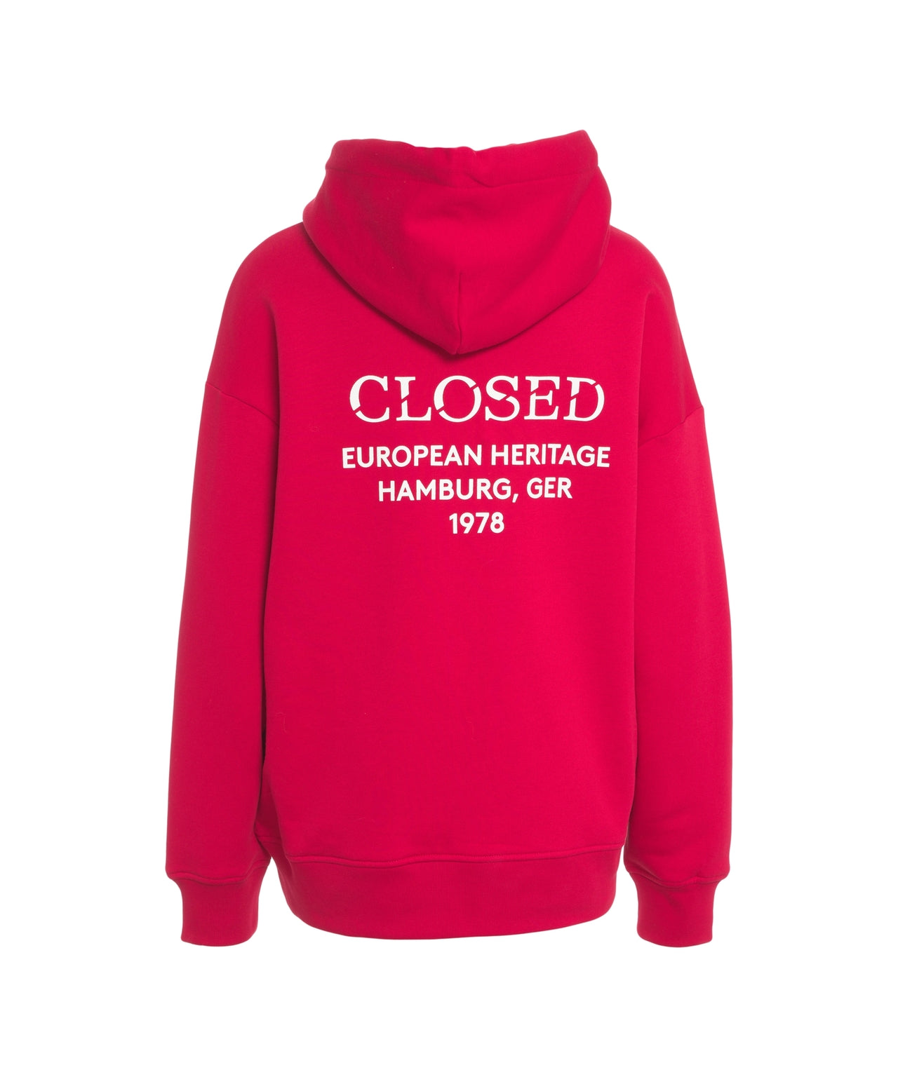 CLOSED Oversized Hoodie with Adjustable Drawstring and Logo