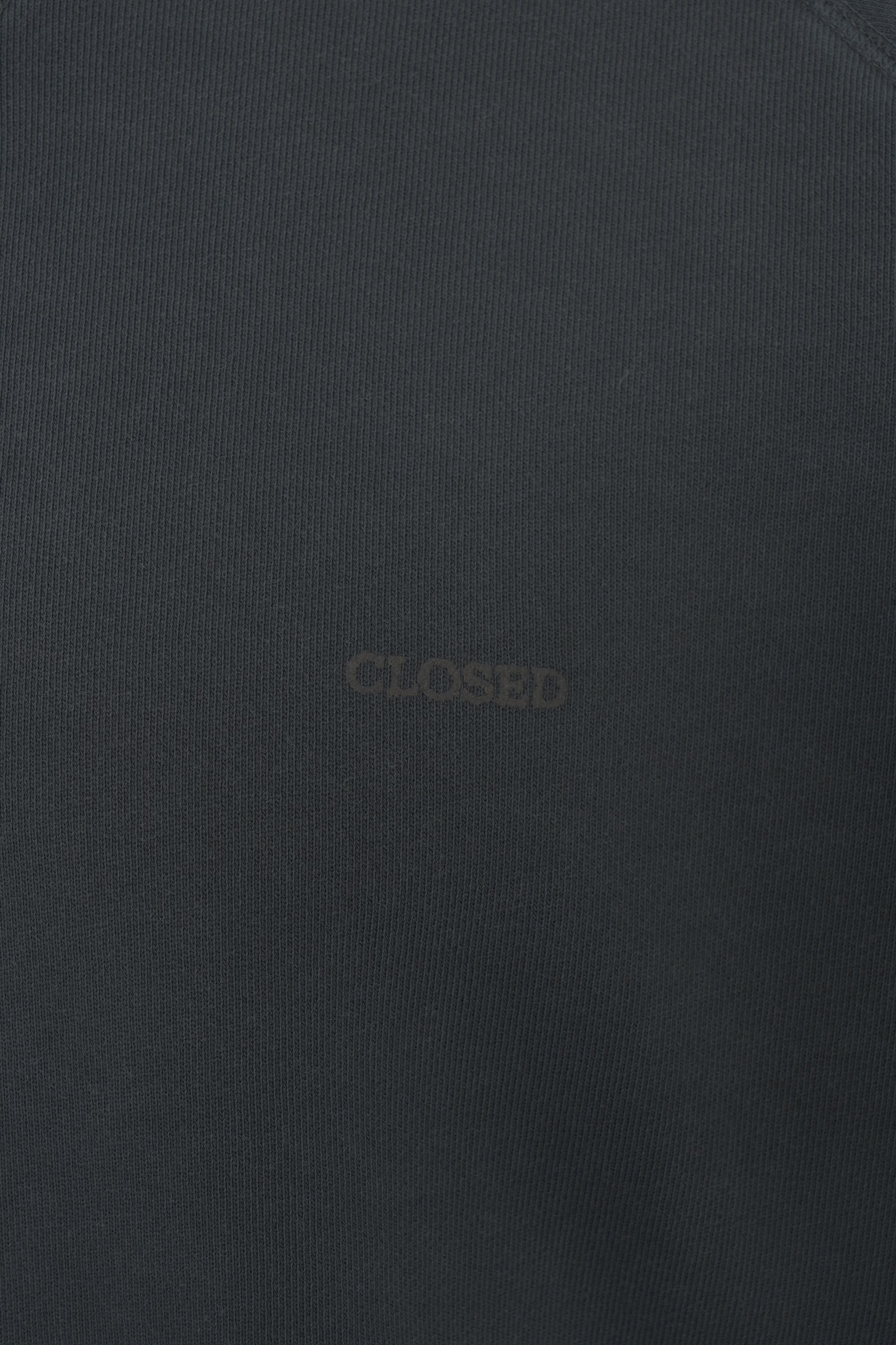 CLOSED Crew Neck Sweatshirt with Logo Detail