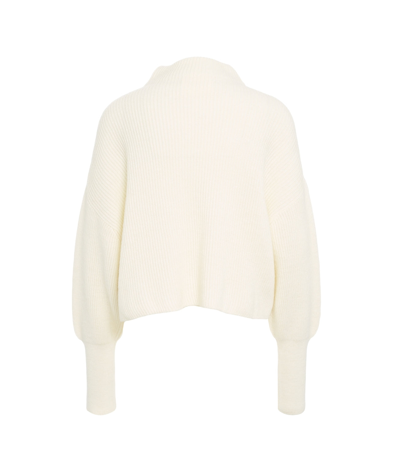 CLOSED Oversized Knit Sweater with High Collar and Voluminous Sleeves