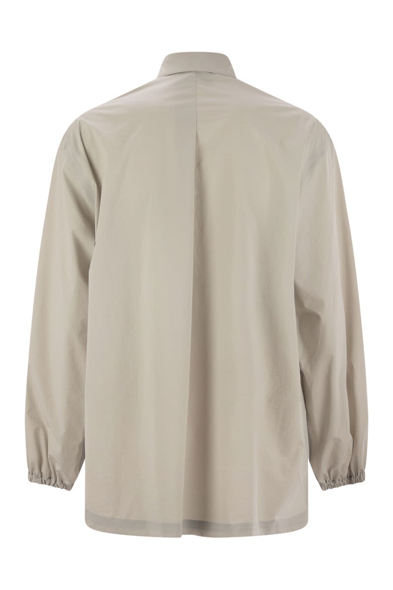 HERNO Relaxed Fit Technical Stretch Shirt