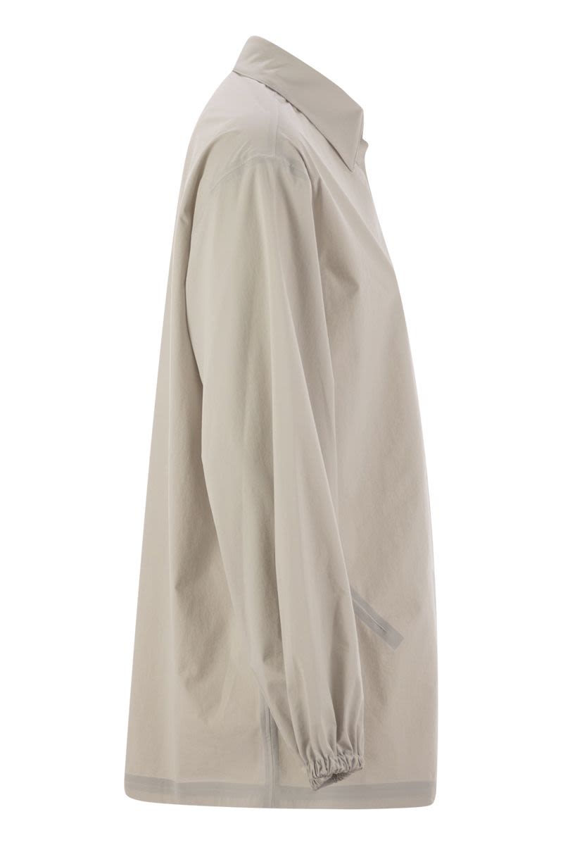 HERNO Relaxed Fit Technical Stretch Shirt