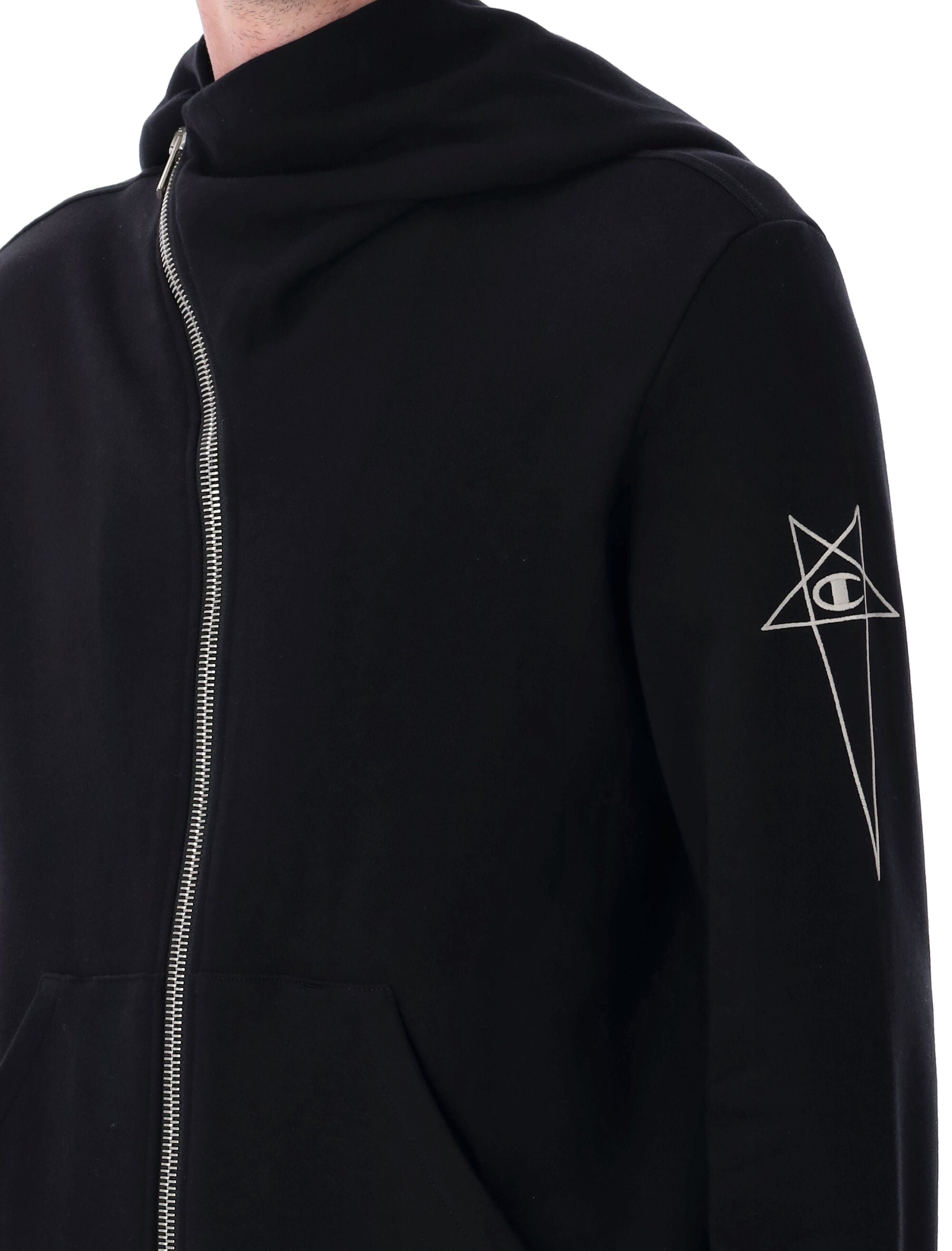RICK OWENS X CHAMPION Mountain Hoodie for Men - SS25 Collection