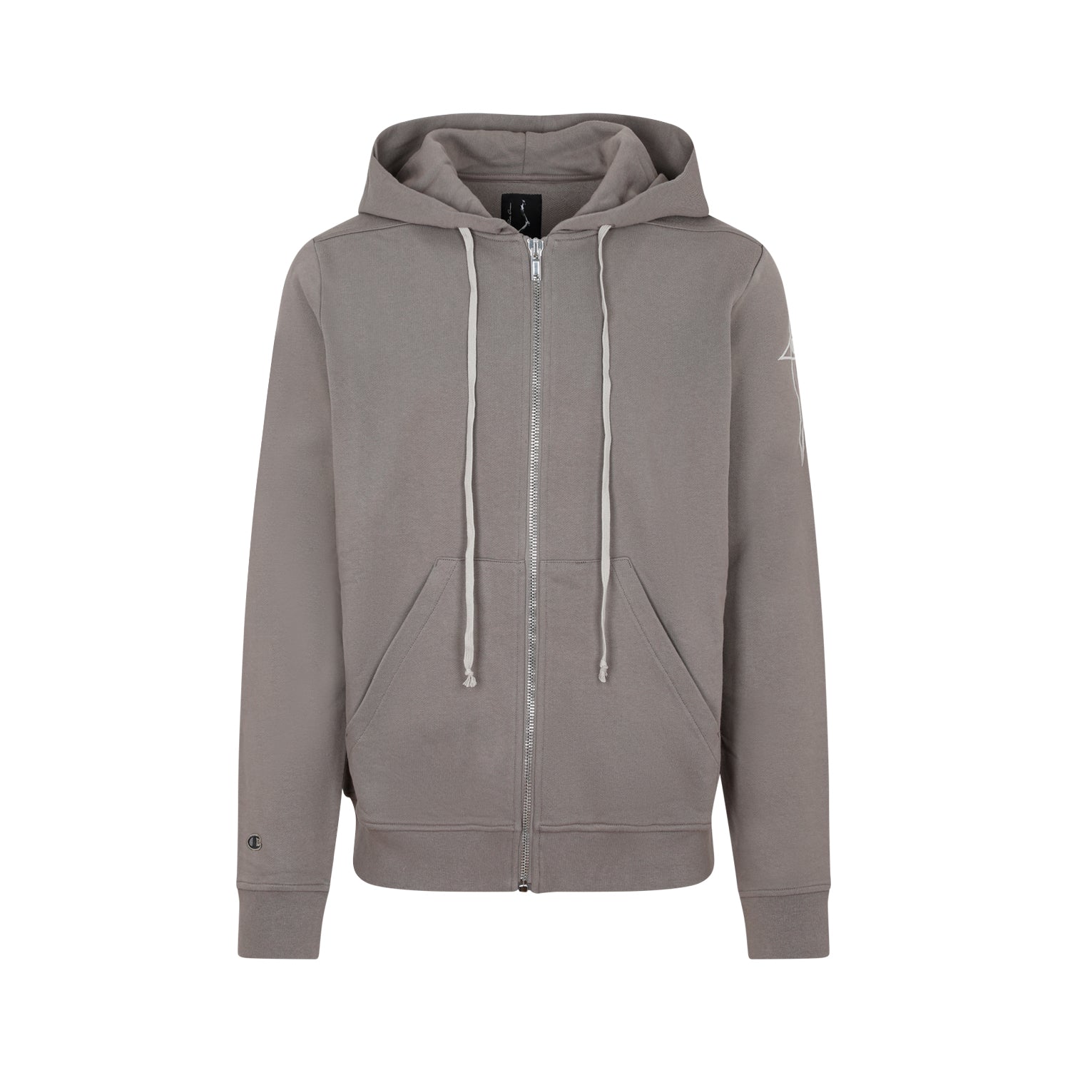 RICK OWENS Oversized Full Zip Hoodie - Men's