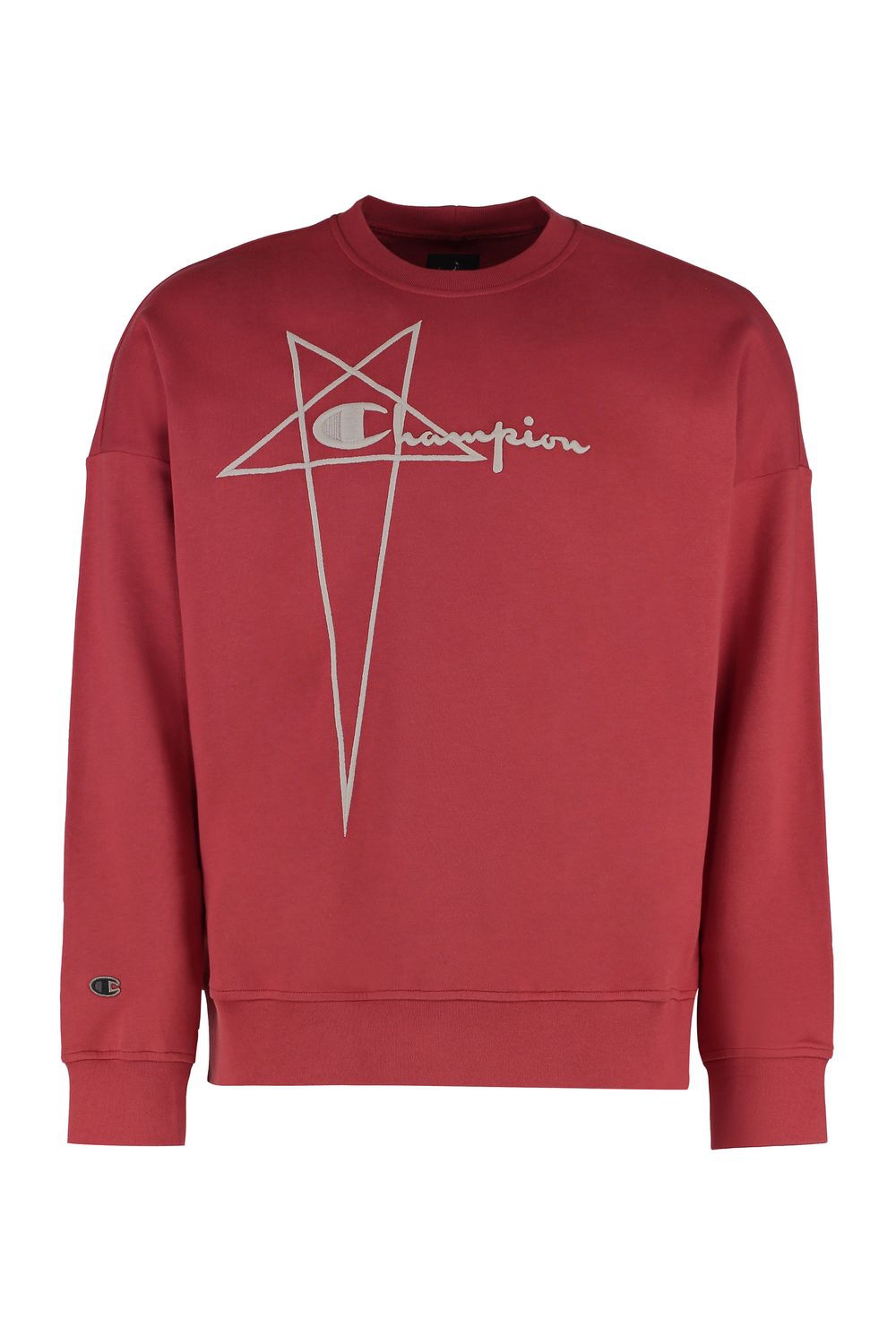 RICK OWENS Cotton Crew-Neck Sweatshirt - SS25 Edition
