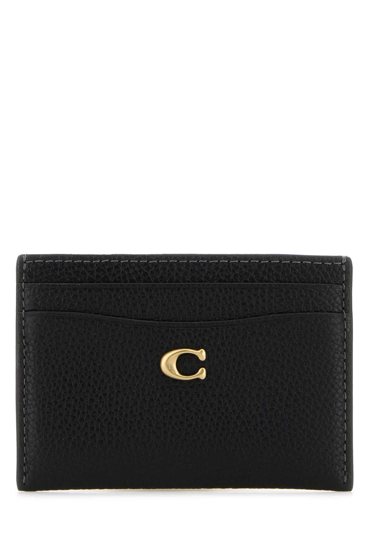 COACH Mini Leather Card Holder