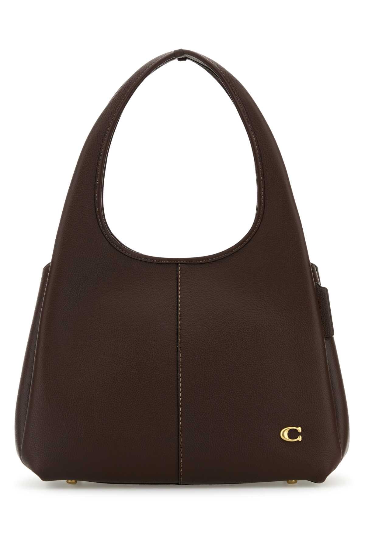 COACH Polished Pebble Leather Mini Shopping Handbag
