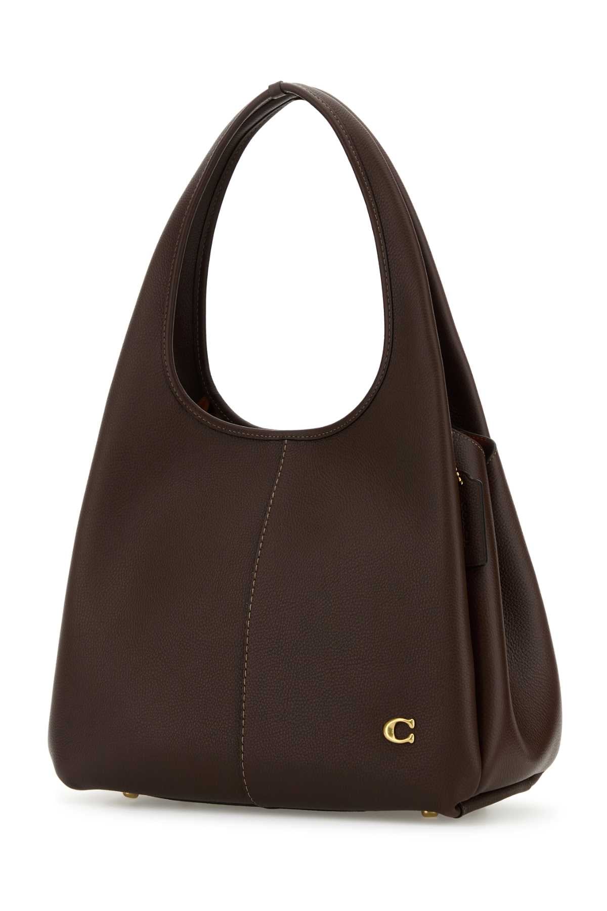 COACH Polished Pebble Leather Mini Shopping Handbag