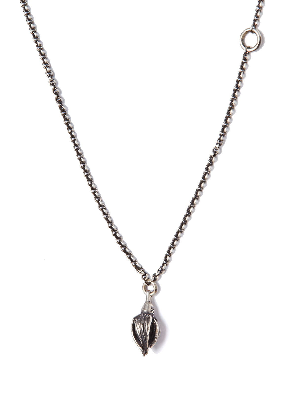 WERKSTATT:MUNCHEN Elegant Silver Necklace with Pendant for Men