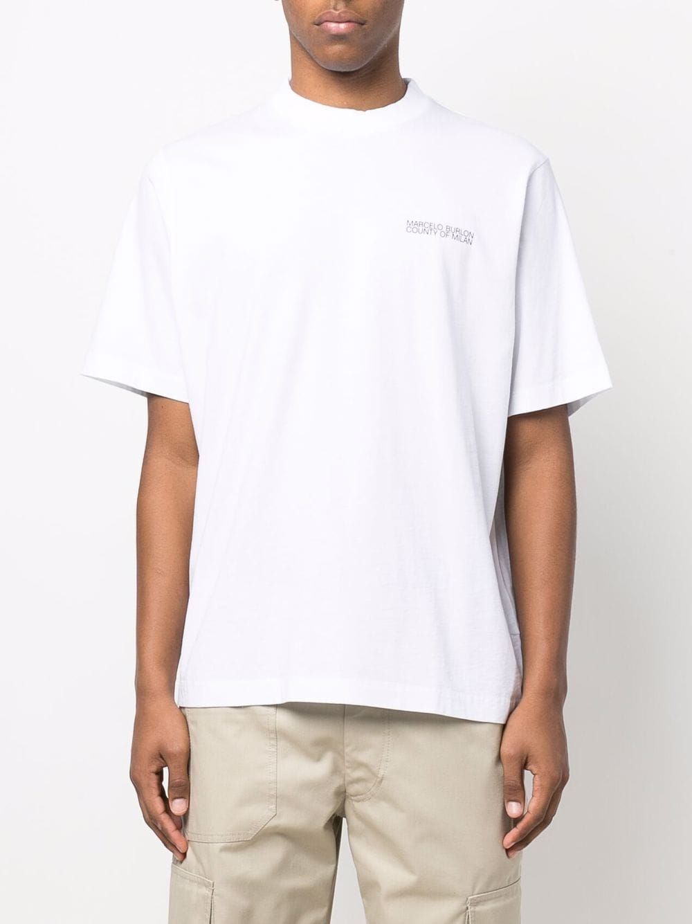 MARCELO BURLON Cotton Crew-Neck T-Shirt