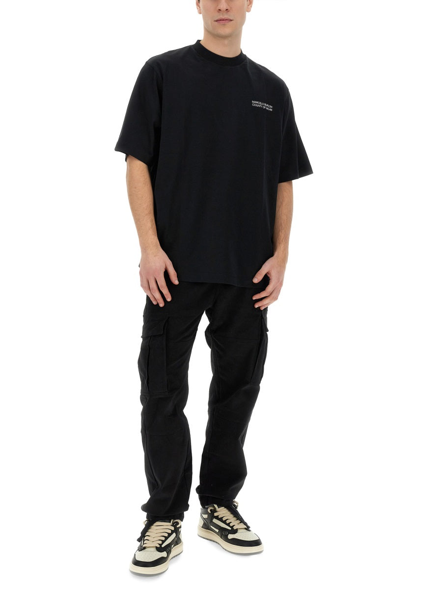 MARCELO BURLON Men's Regular Fit Cargo Pants - SS24 Collection