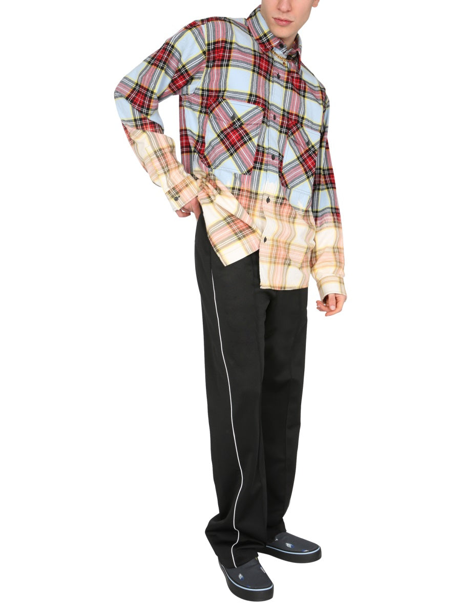 MARCELO BURLON Stylish Shirt with Check Print for Men