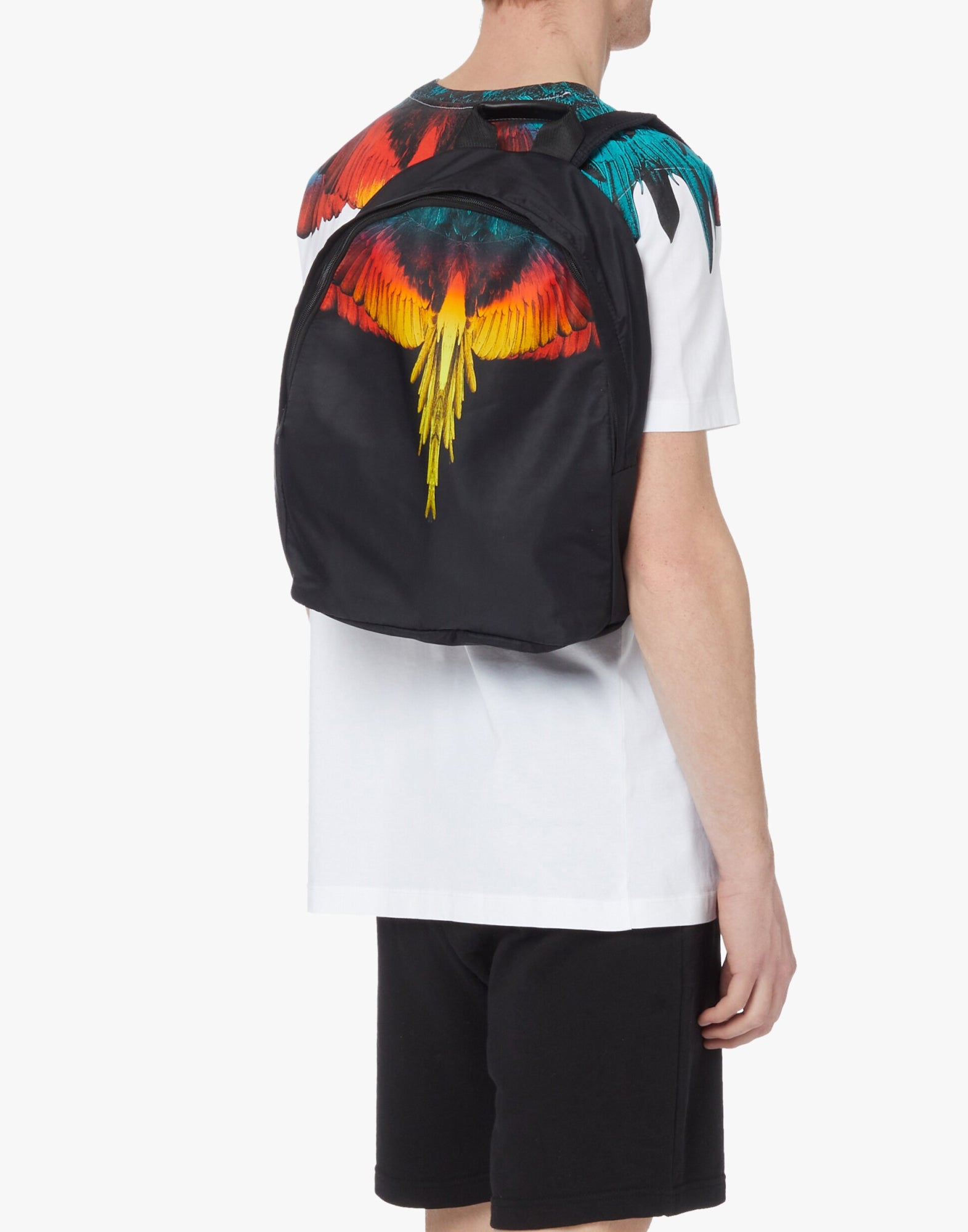 MARCELO BURLON Icon Wings Logo Mini Backpack 42x34x16 CM