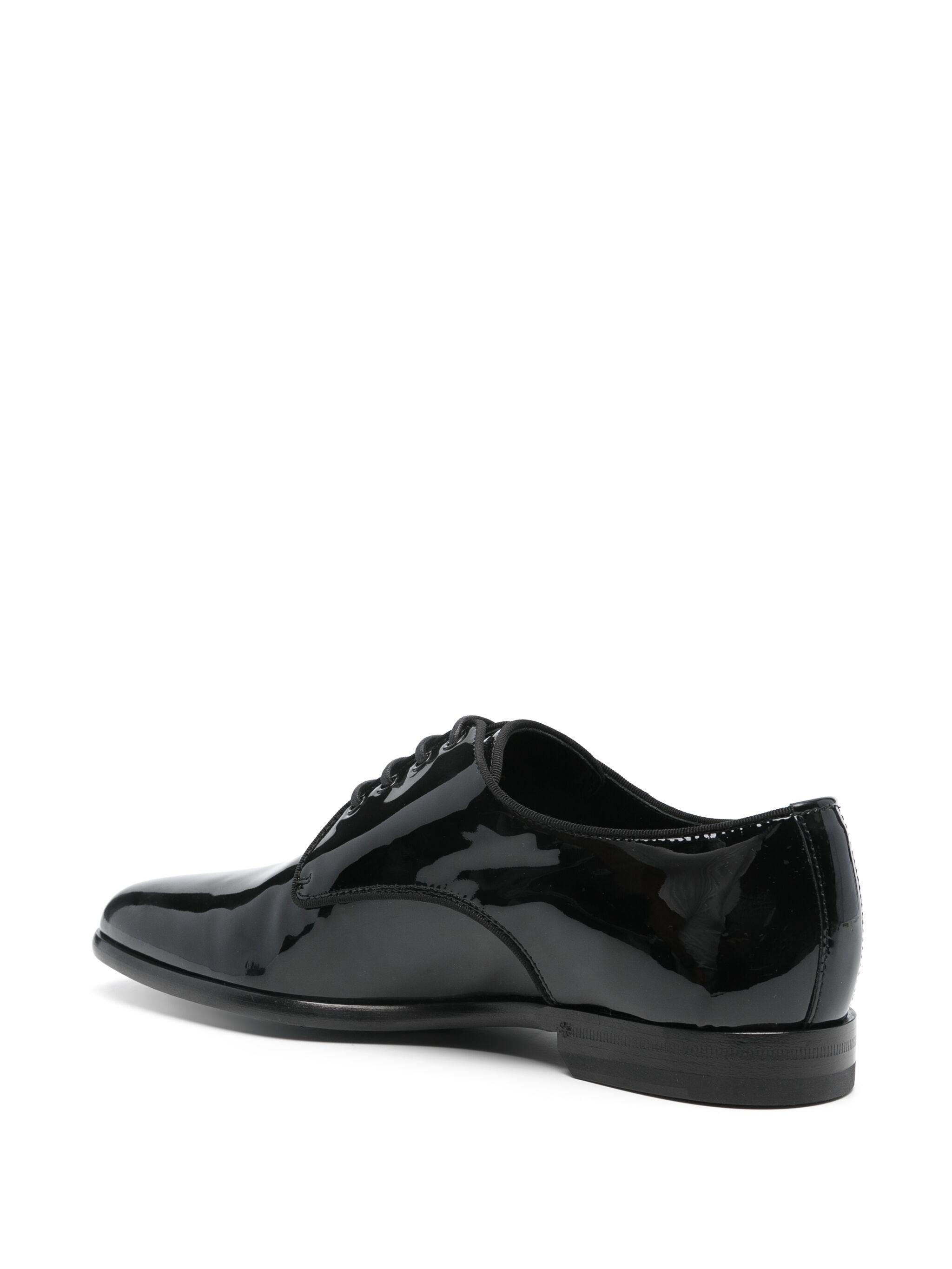 DOLCE & GABBANA Raffaello Leather Derby Dress Shoes for Women