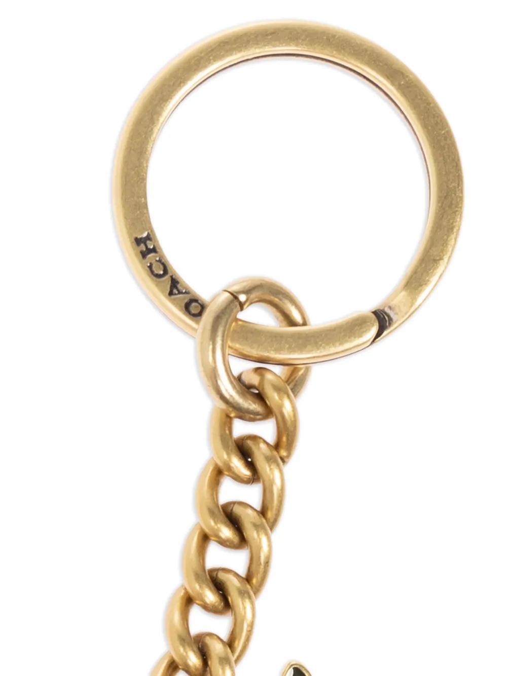 COACH Charm-Embellished Keychain for Women