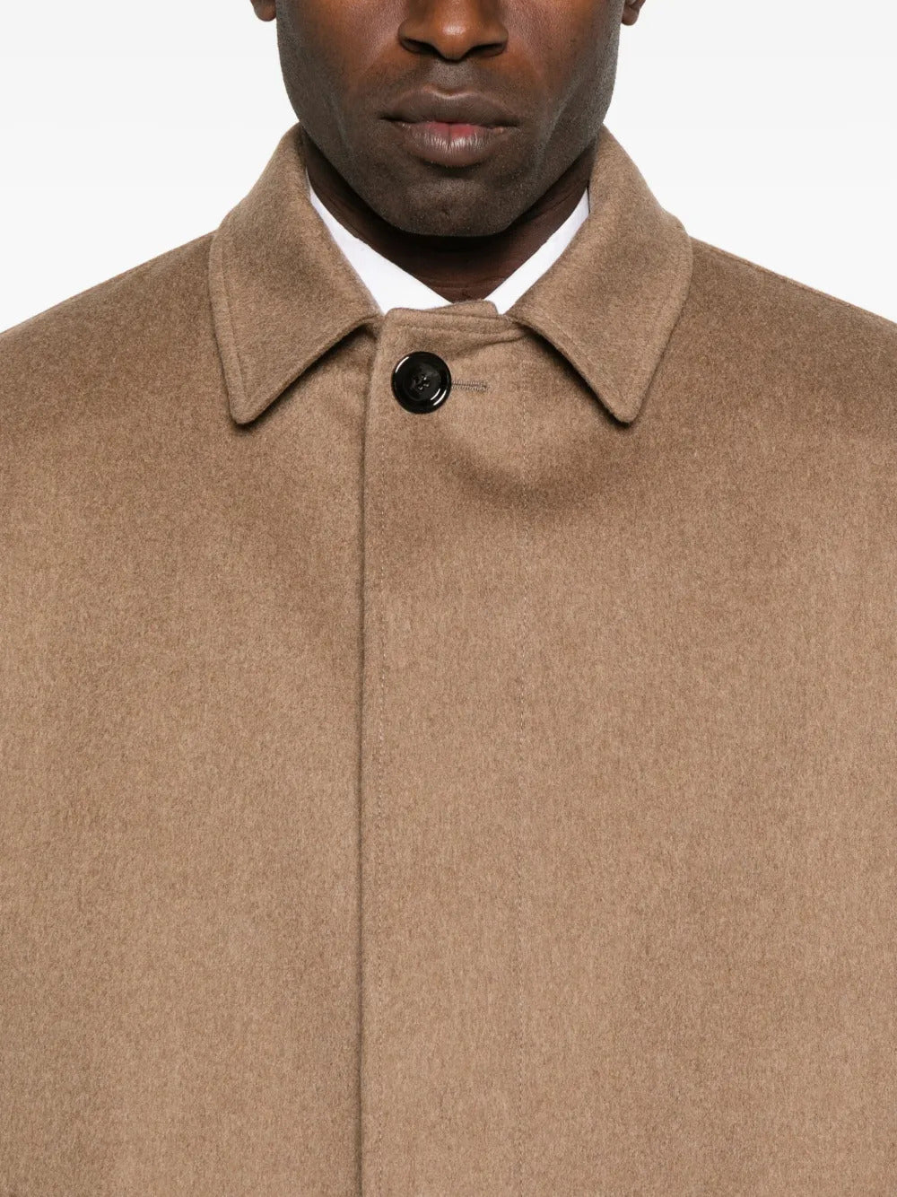 LARDINI Single-Breasted Wool Jacket for Men
