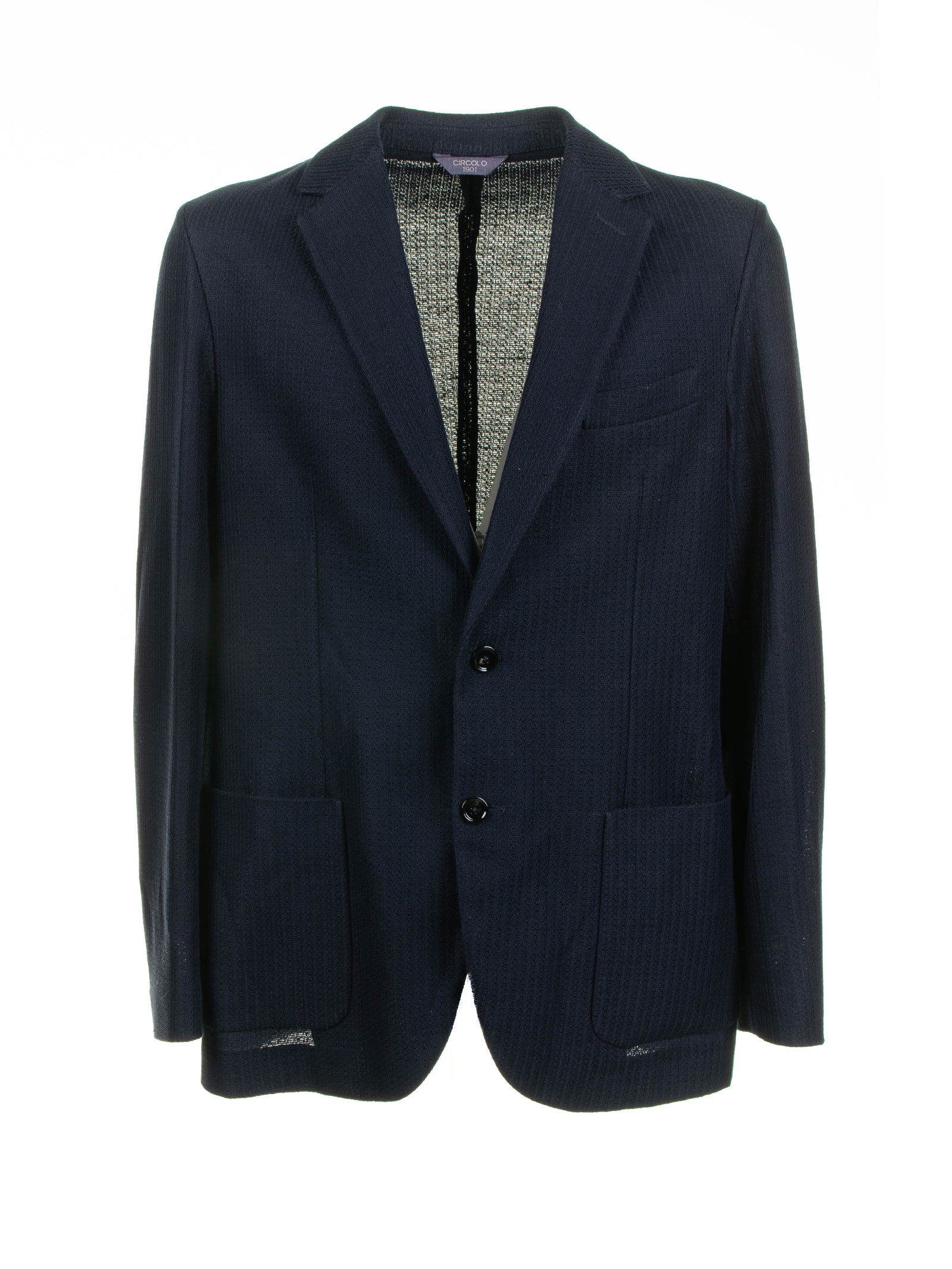 CIRCOLO 1901 Single-Breasted Linen and Cotton Jacket for Men