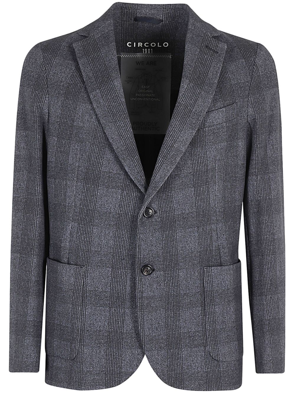 CIRCOLO 1901 Men's Cotton Single-Breasted Jacket