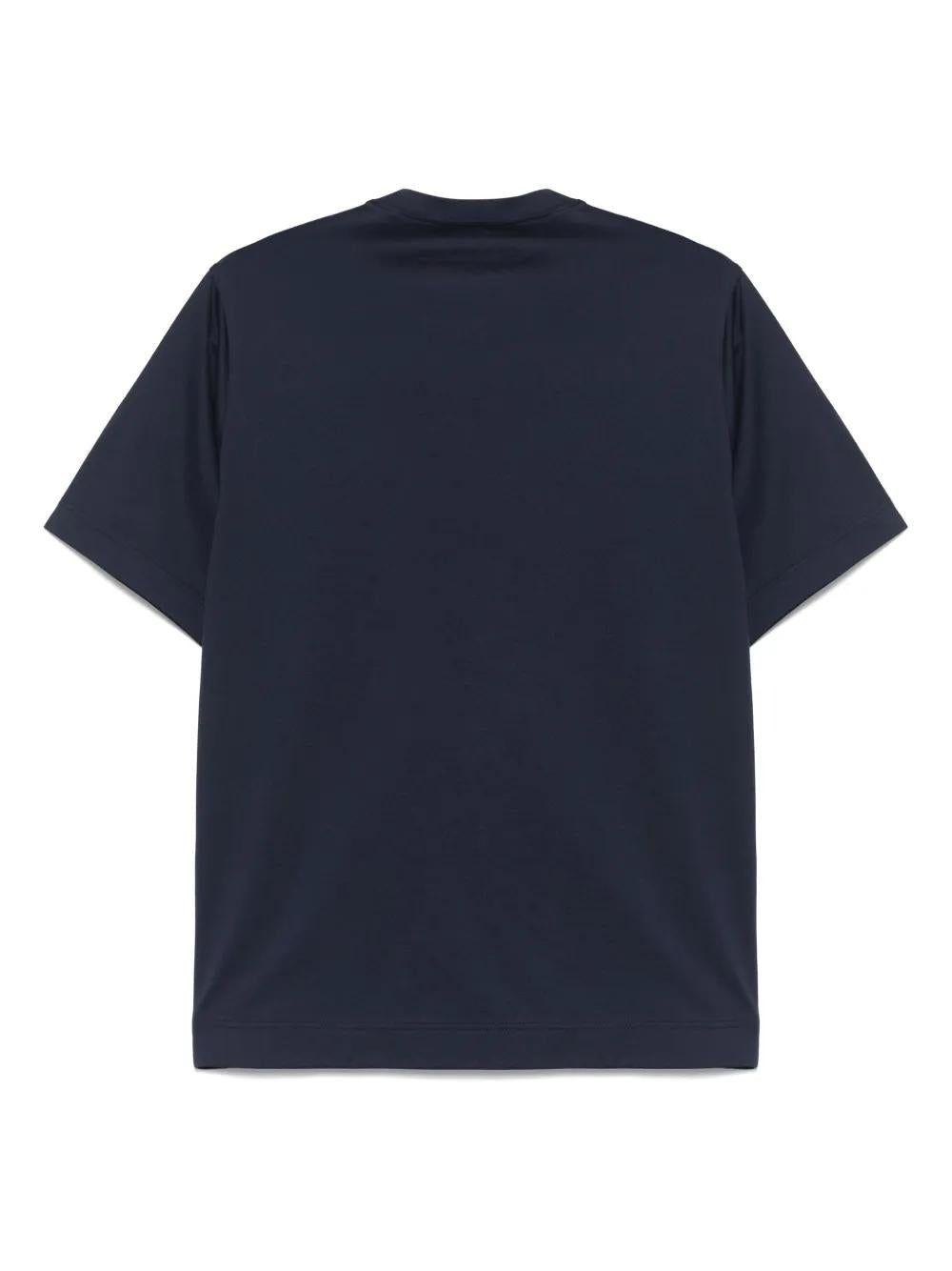 CIRCOLO 1901 Men's Classic Cotton Crew Neck T-Shirt with Chest Pocket