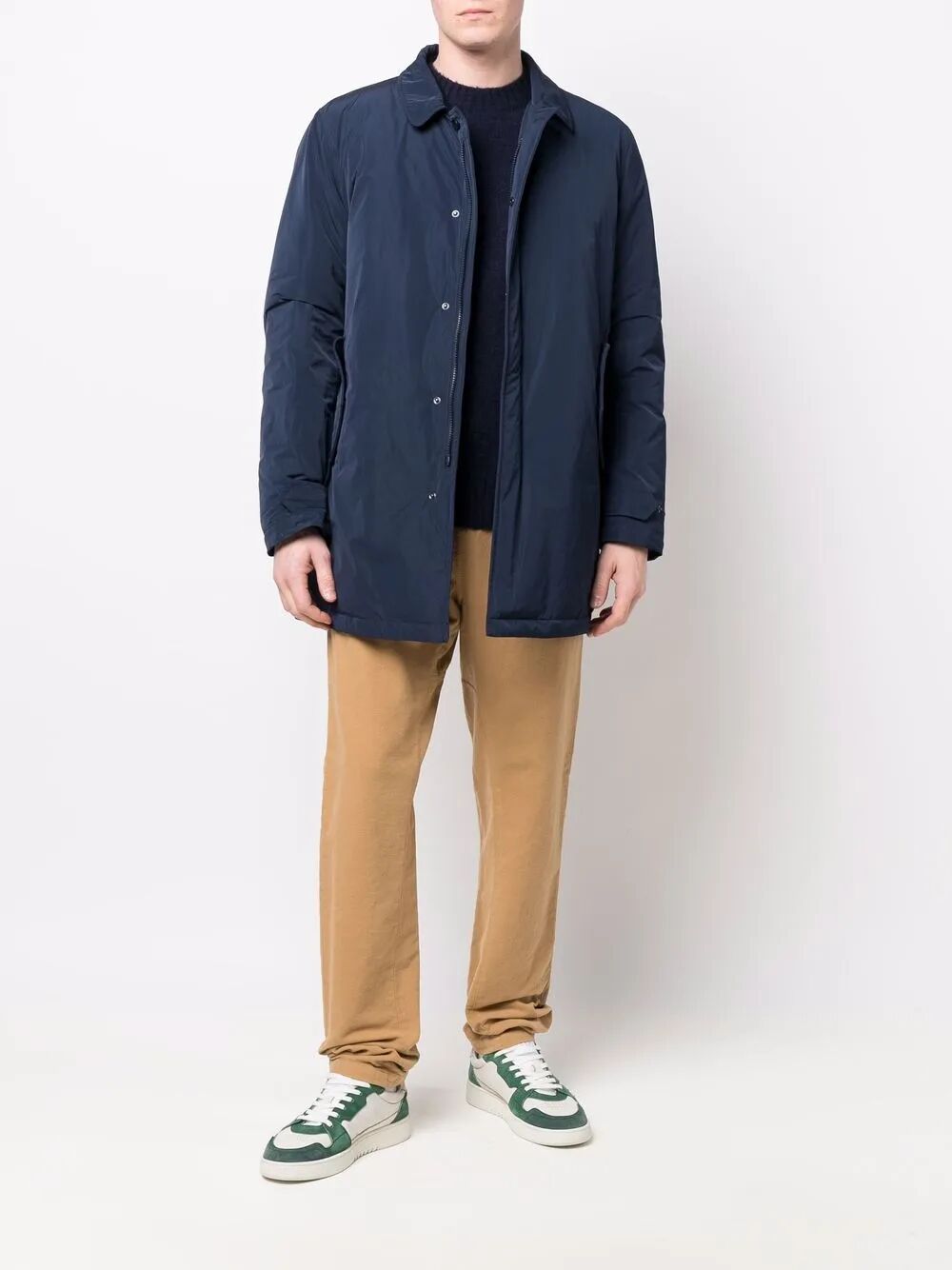 ASPESI Classic Round Neck Sweater for Men