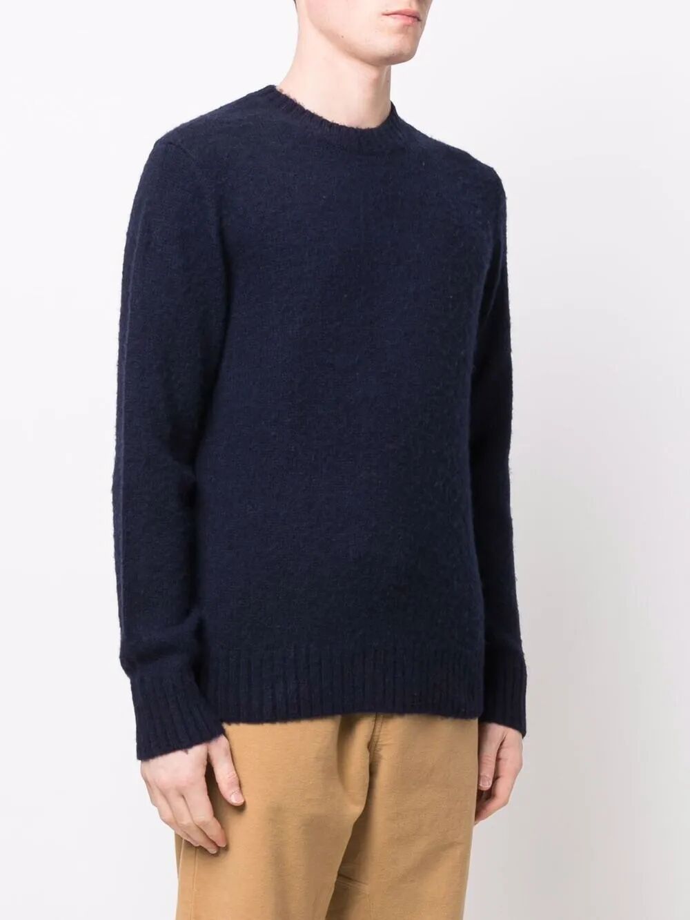 ASPESI Classic Round Neck Sweater for Men