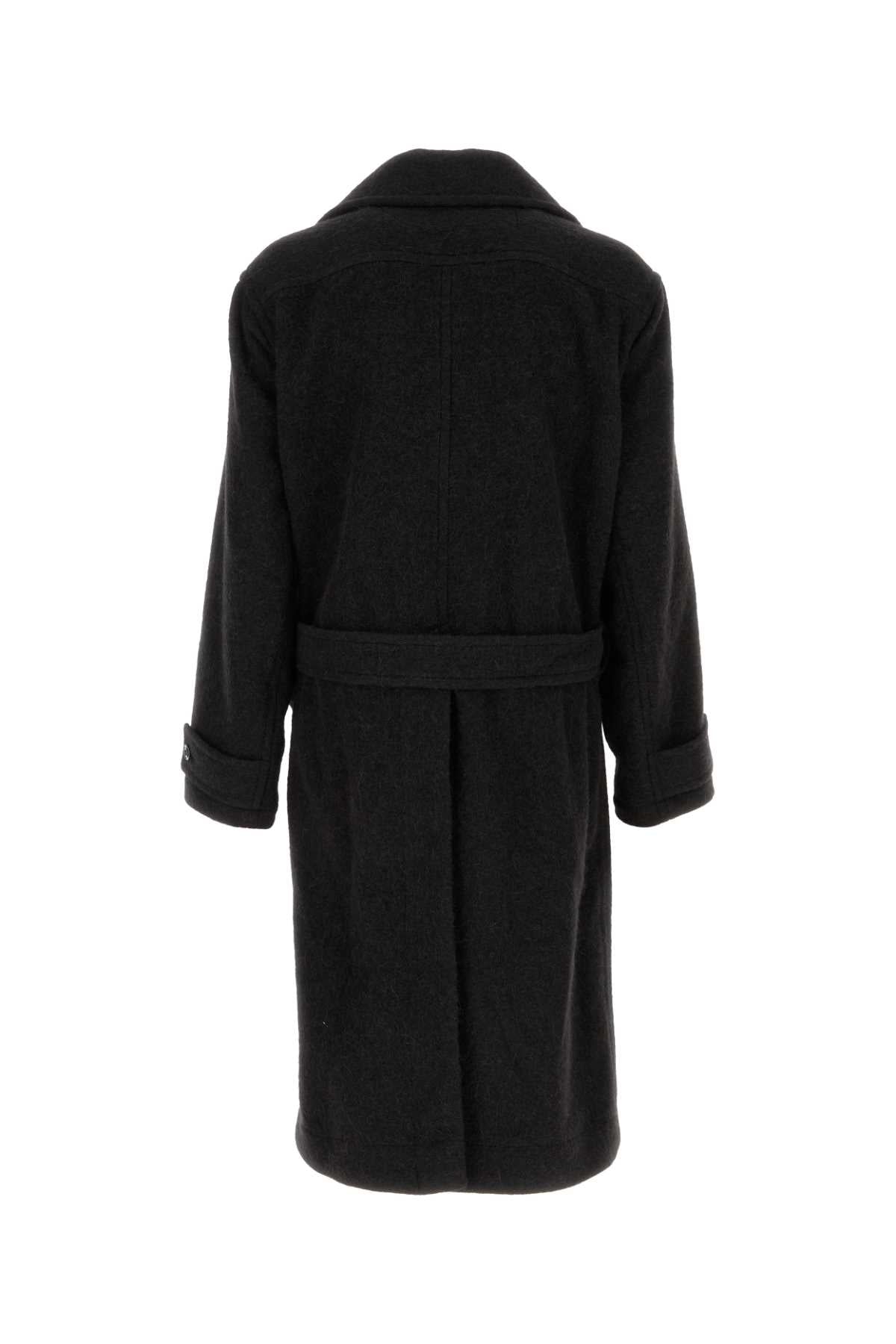 LEMAIRE Soft Wool and Alpaca Blend Jacket with Removable Belt - Size 48