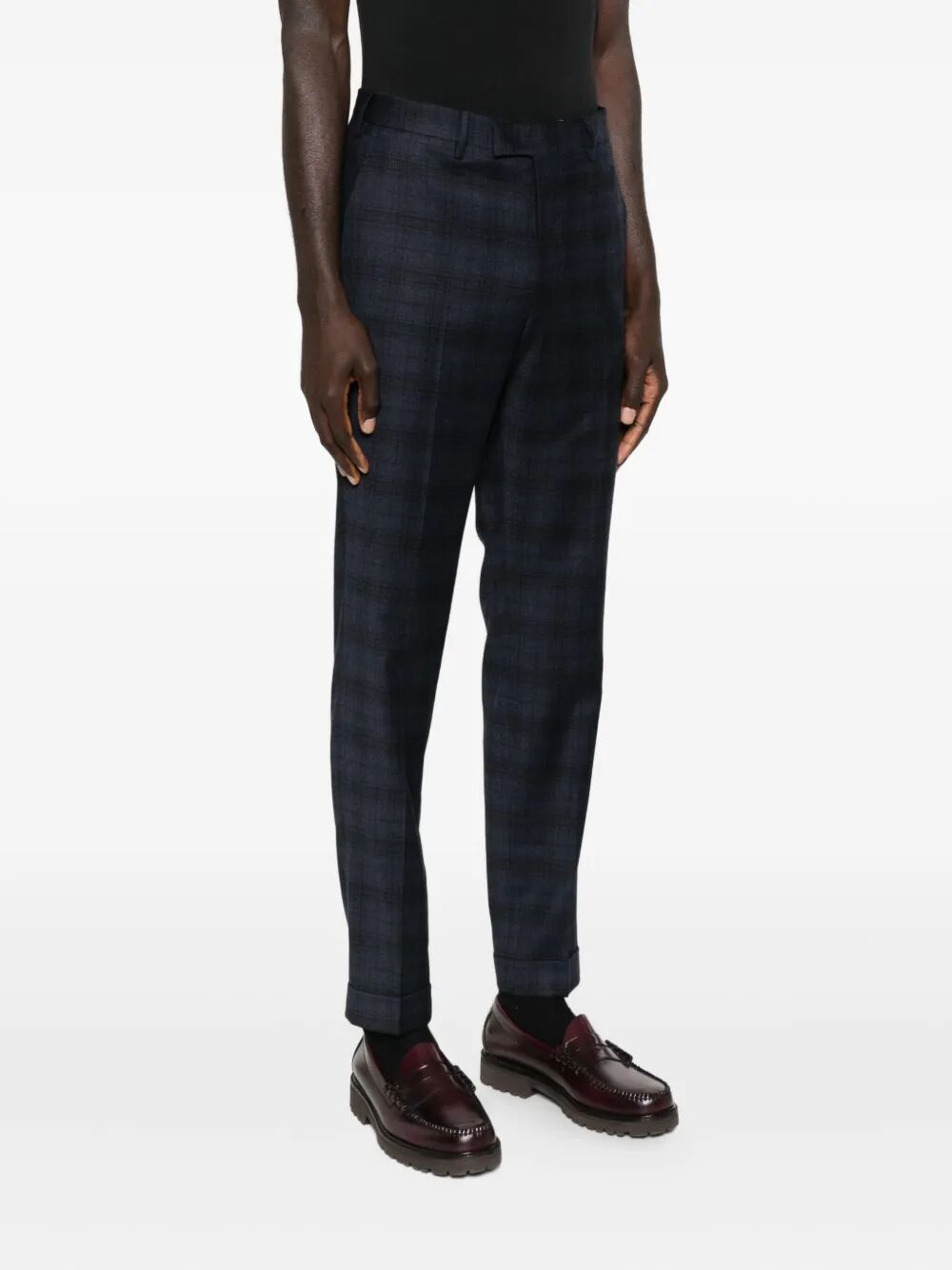 PT01 Master Straight-Leg Wool Check Trousers - Men’s Fit