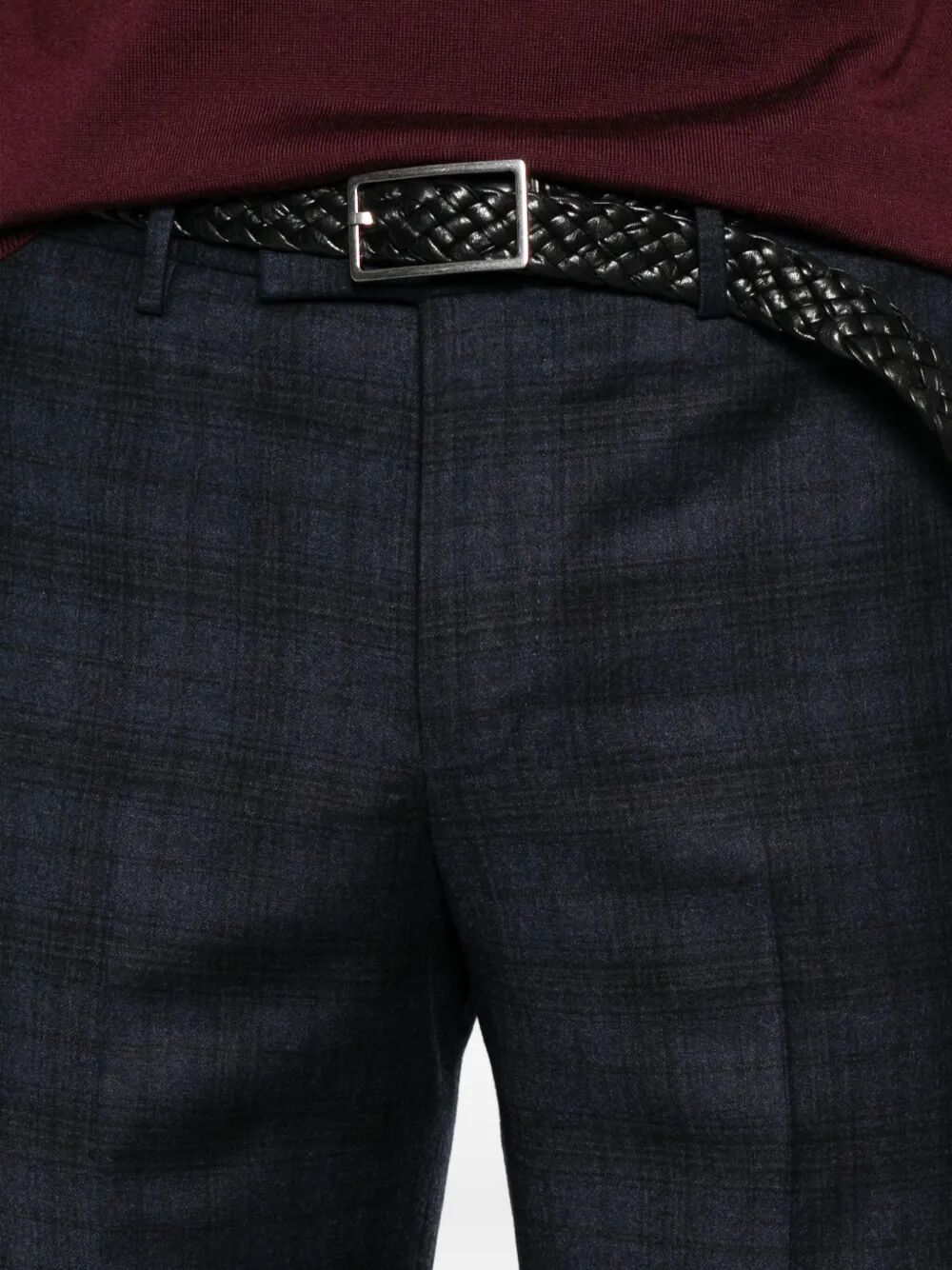 PT01 Master Straight-Leg Wool Check Trousers - Men’s Fit