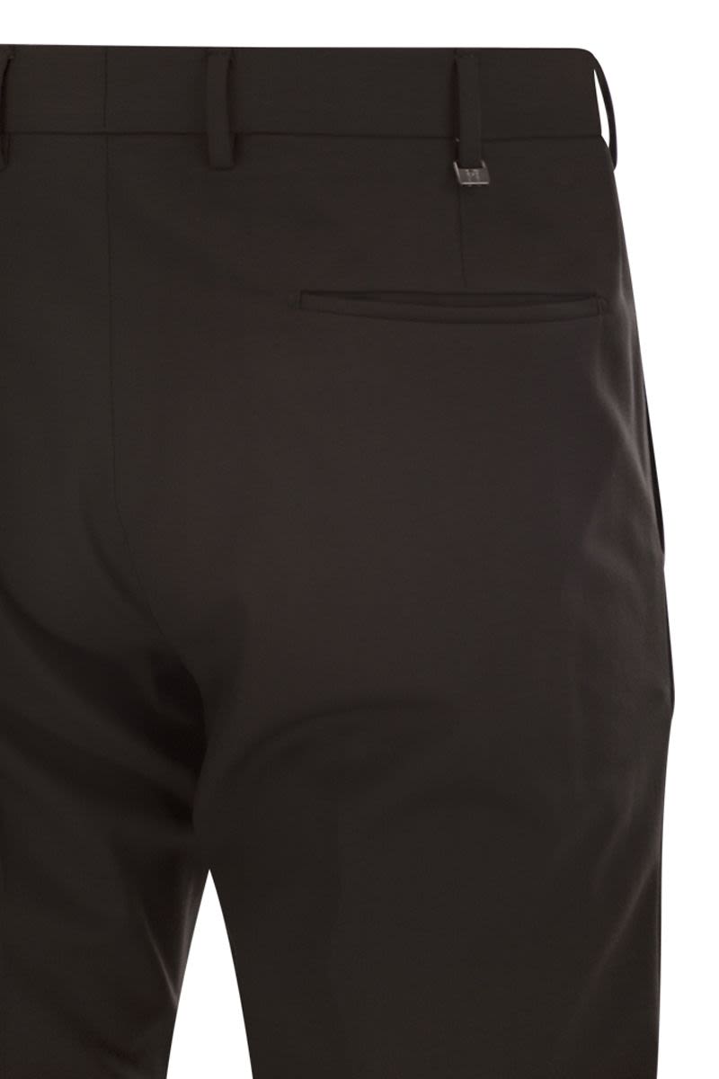 PT TORINO Slim Fit Stretch Virgin Wool Trousers