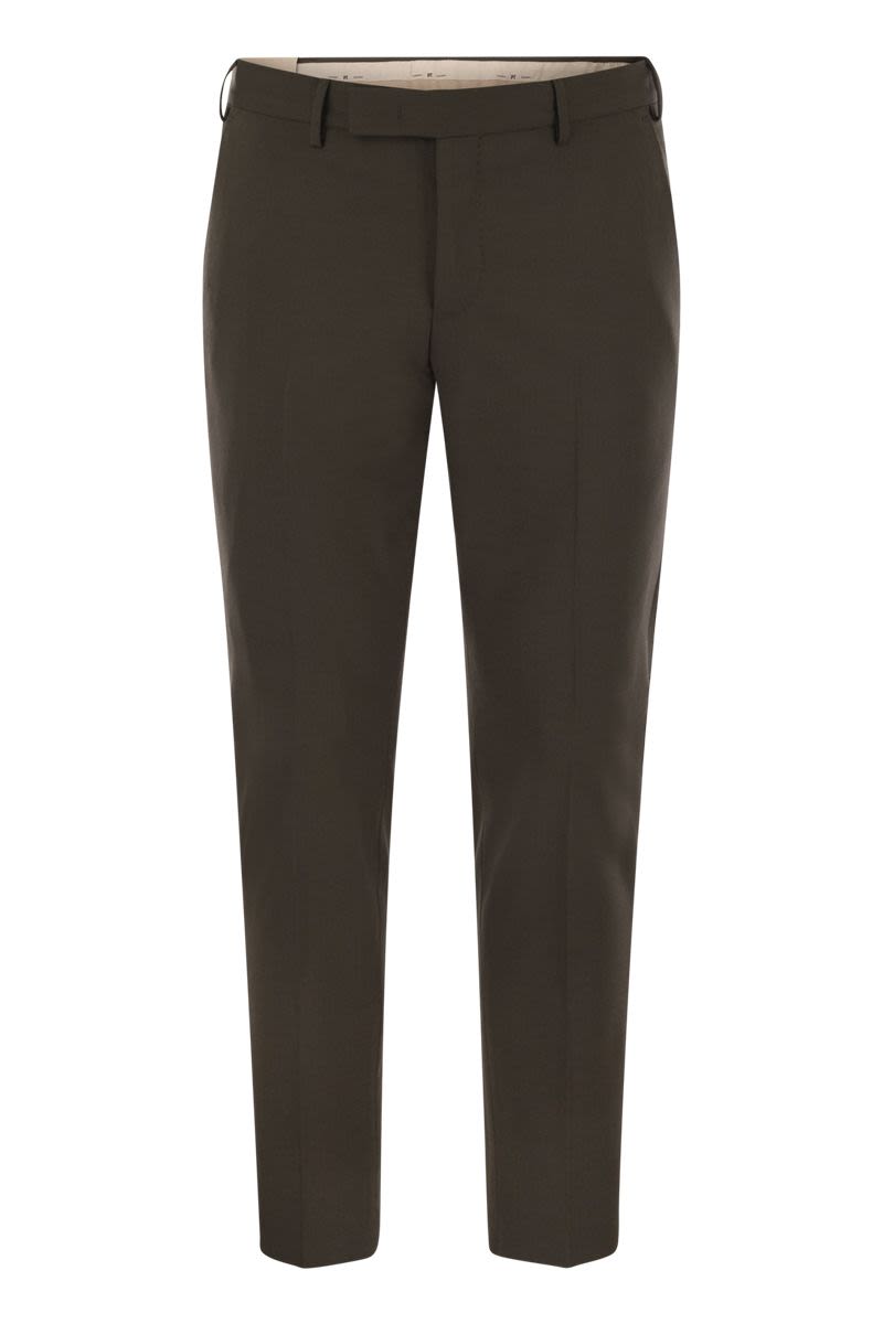 PT TORINO Men's Slim Fit Stretch Virgin Wool Trousers